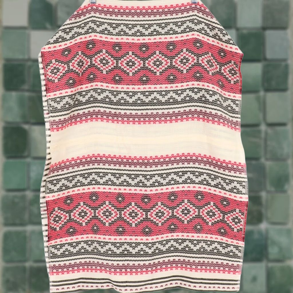 J. Jill J. Jill Cream Multi Fair Isle Geometric Infinity Scarf NWT One Size Fringed Accents Knit Rectangle Scarves Womens Size ONE SIZE - 1 Thumbnail