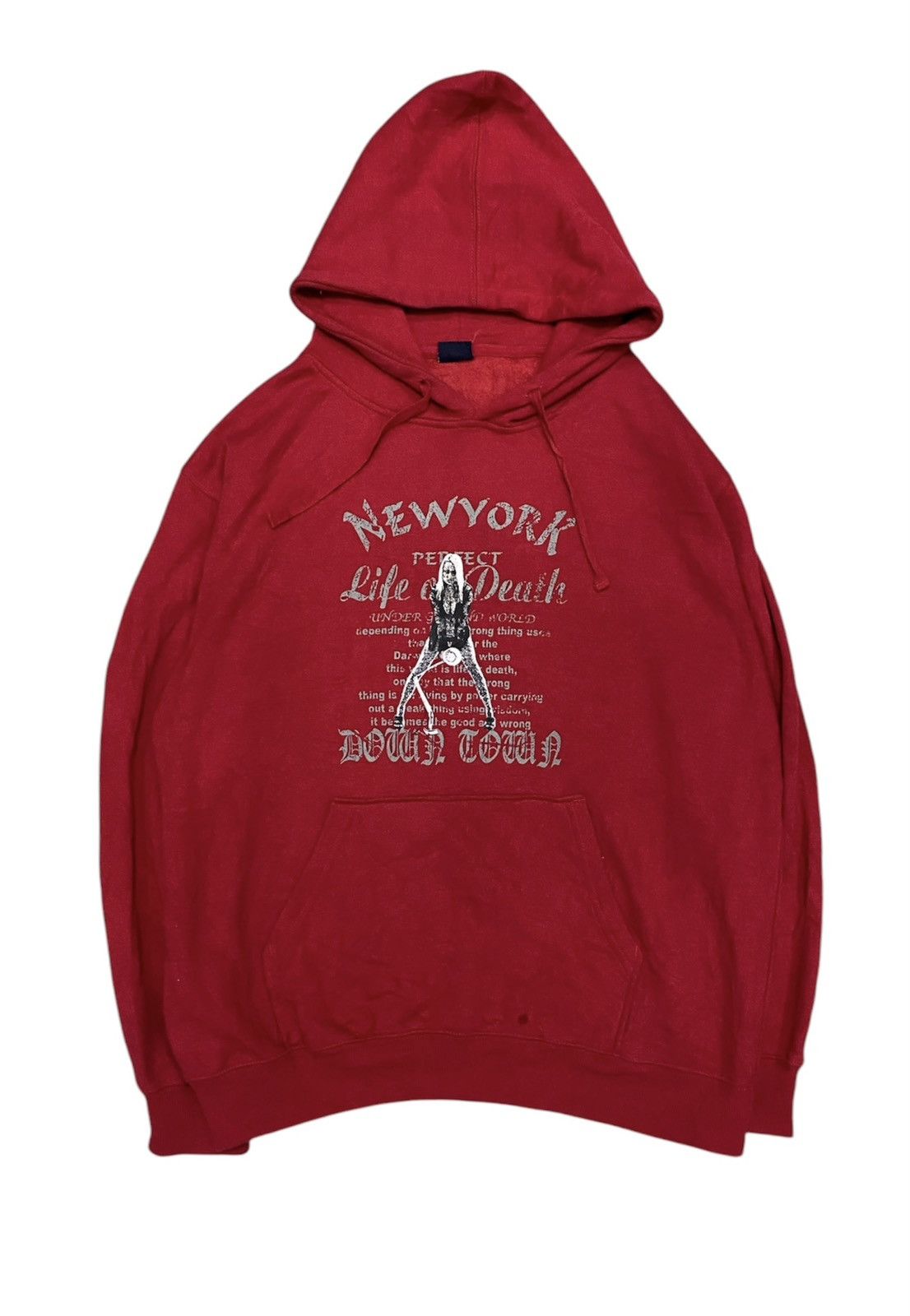 If Six Was Nine × Japanese Brand × Shellac 2000s New York Flight crew Punk Poem sex hoodie Size US XL / EU 56 / 4 - 1 Thumbnail