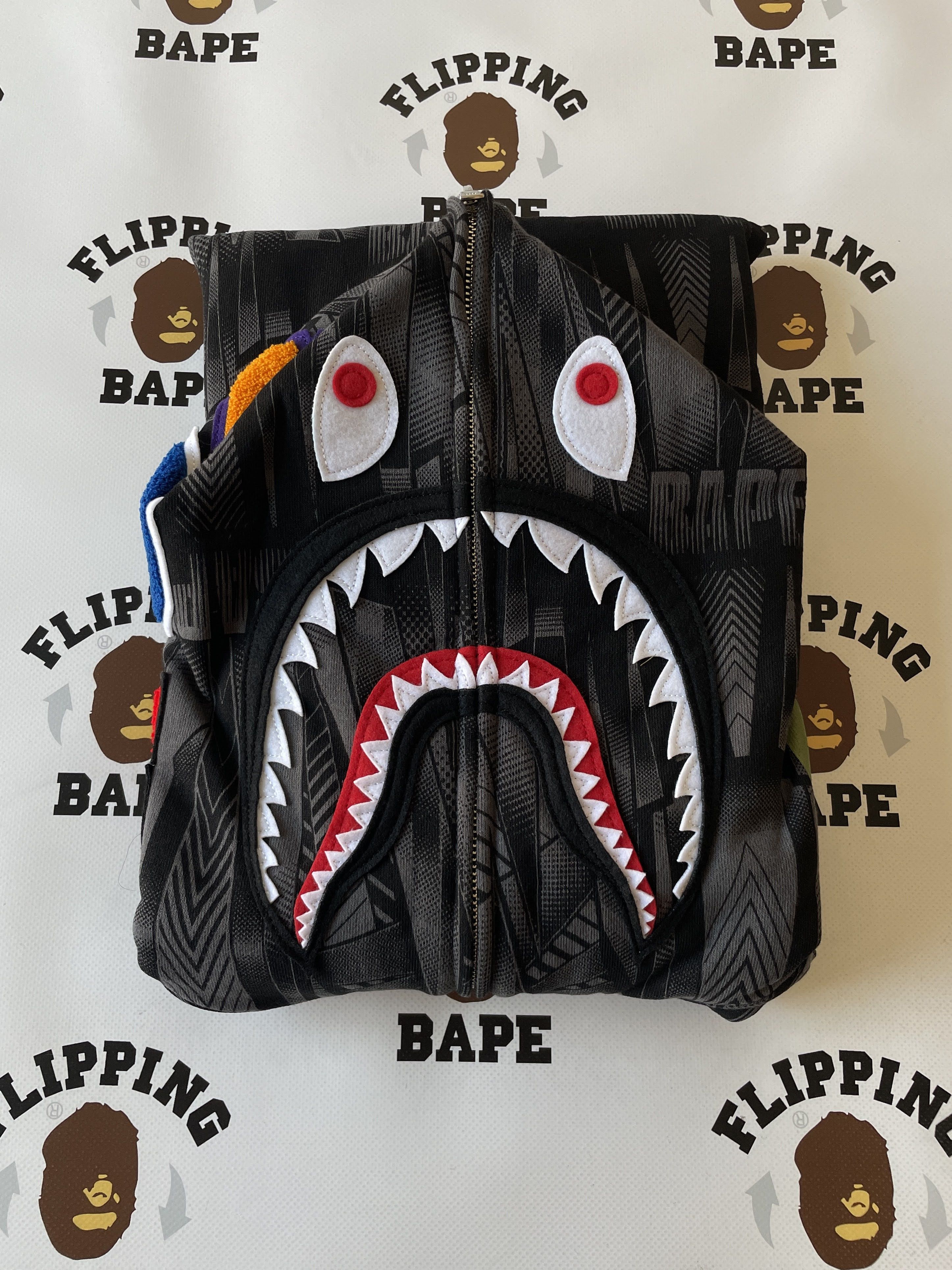 BAPE SPEED RACER SHARK FULL ZIP HOODIE (2023)