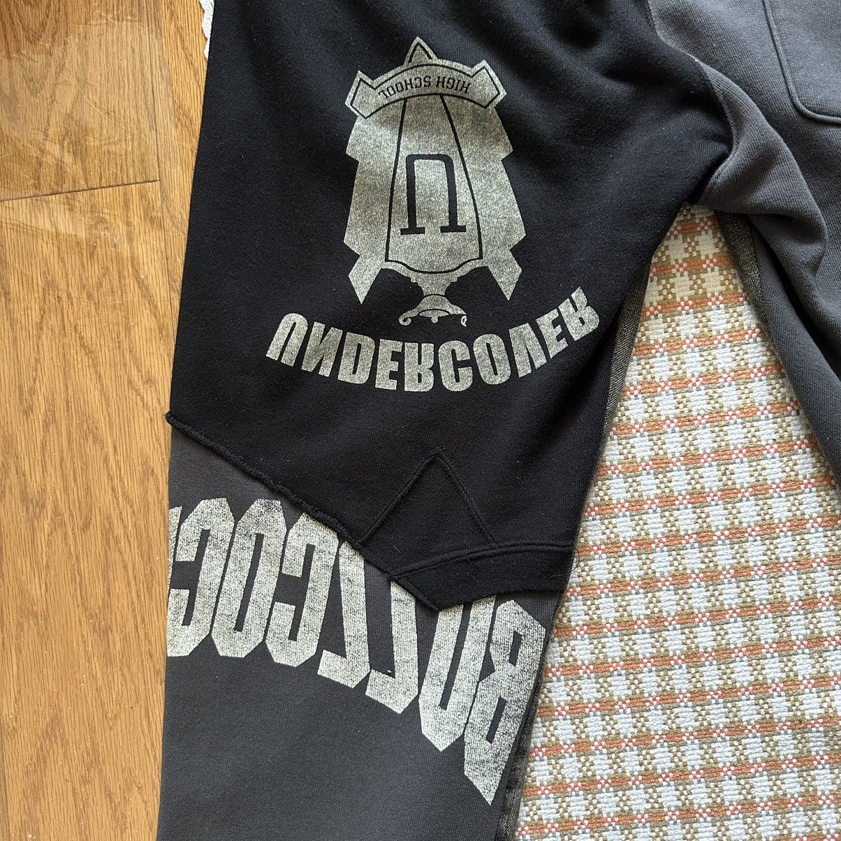 Jun Takahashi × Undercover Undercover AW02 REBELGODS Hybrid Denim Sweatpants Size US 32 / EU 48 - 4 Thumbnail