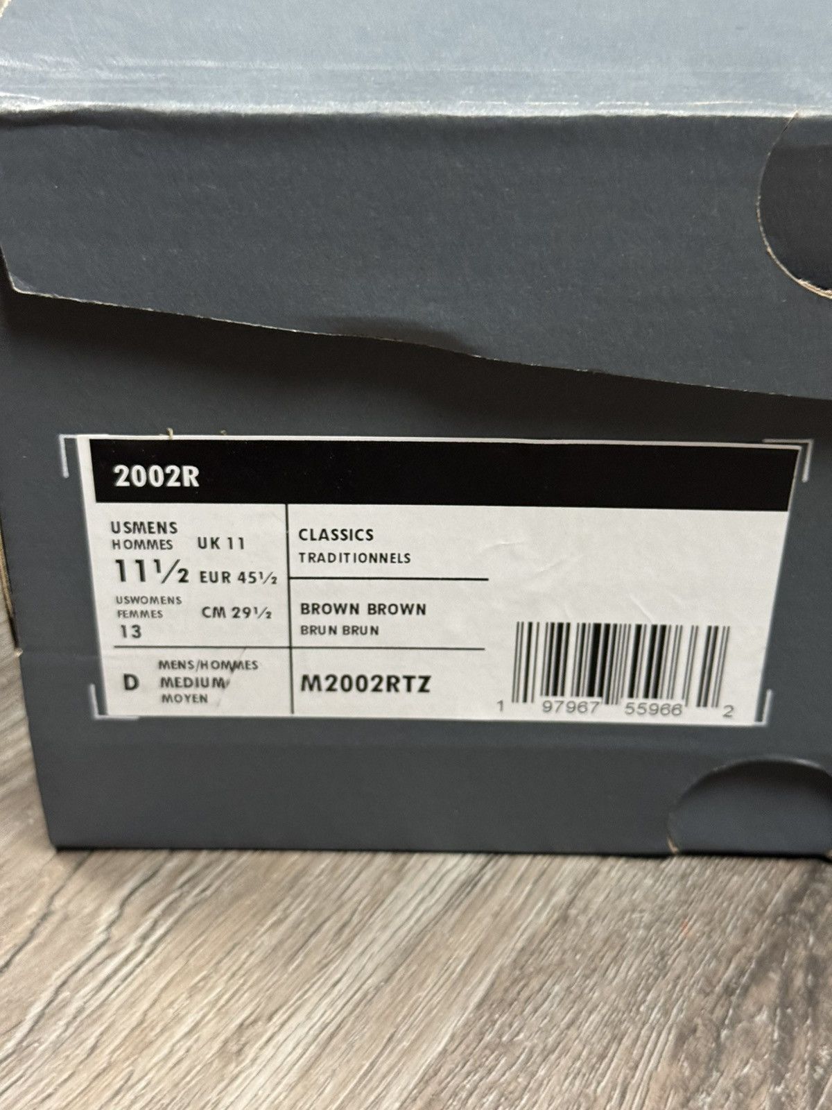 New Balance New Balance 2002R Black Beige Size 11.5 Size US 11.5 / EU 44-45 - 9 Thumbnail