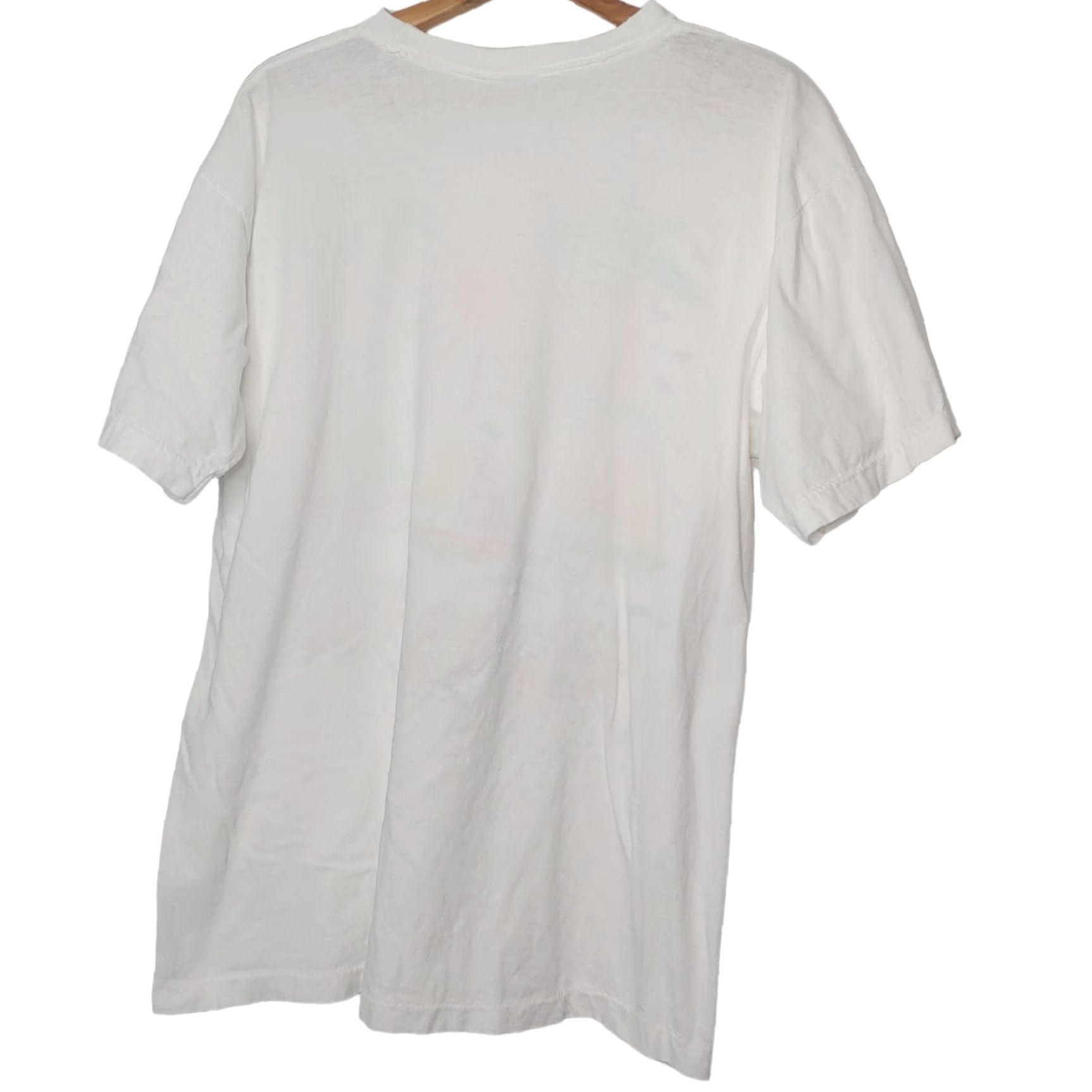 Vintage VINTAGE Short Hills EE T-Shirt Men XL White Beach Surfer Puffy Graphic Sun Palms 90s Summer Size US XL / EU 56 / 4 - 7 Thumbnail