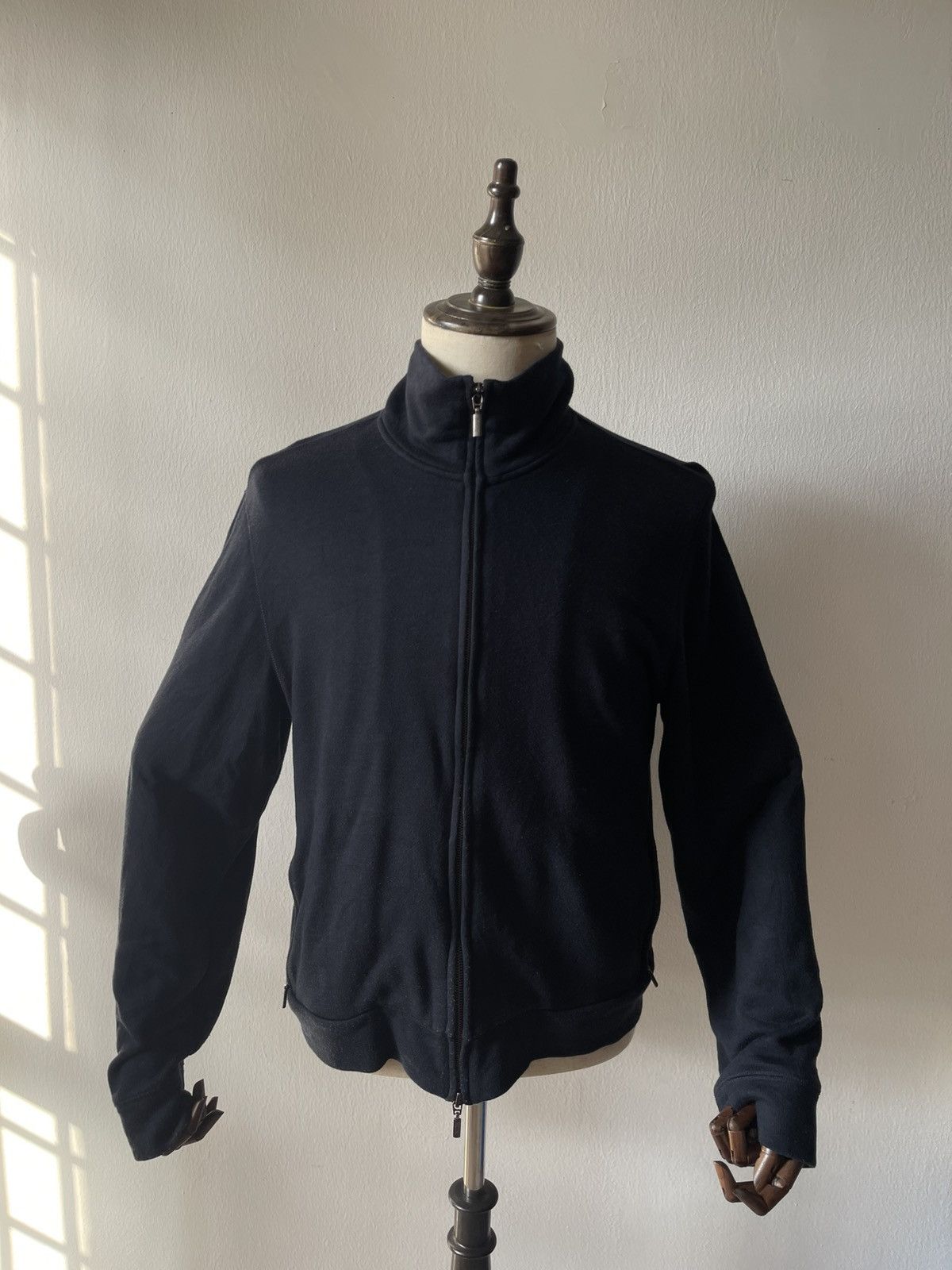 Armani Collezioni 90s Armani Collezioni Zipper Jacket C1 Size US M / EU 48-50 / 2 - 2 Thumbnail