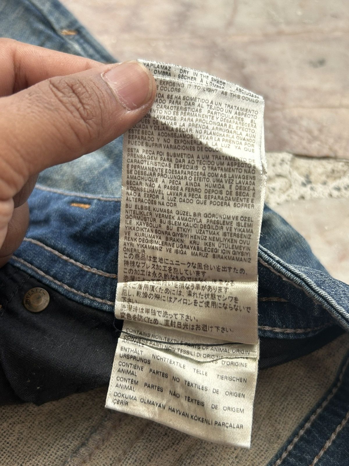 Diesel Diesel Biker Sweat Denim Pants Size US 30 / EU 46 - 16 Thumbnail