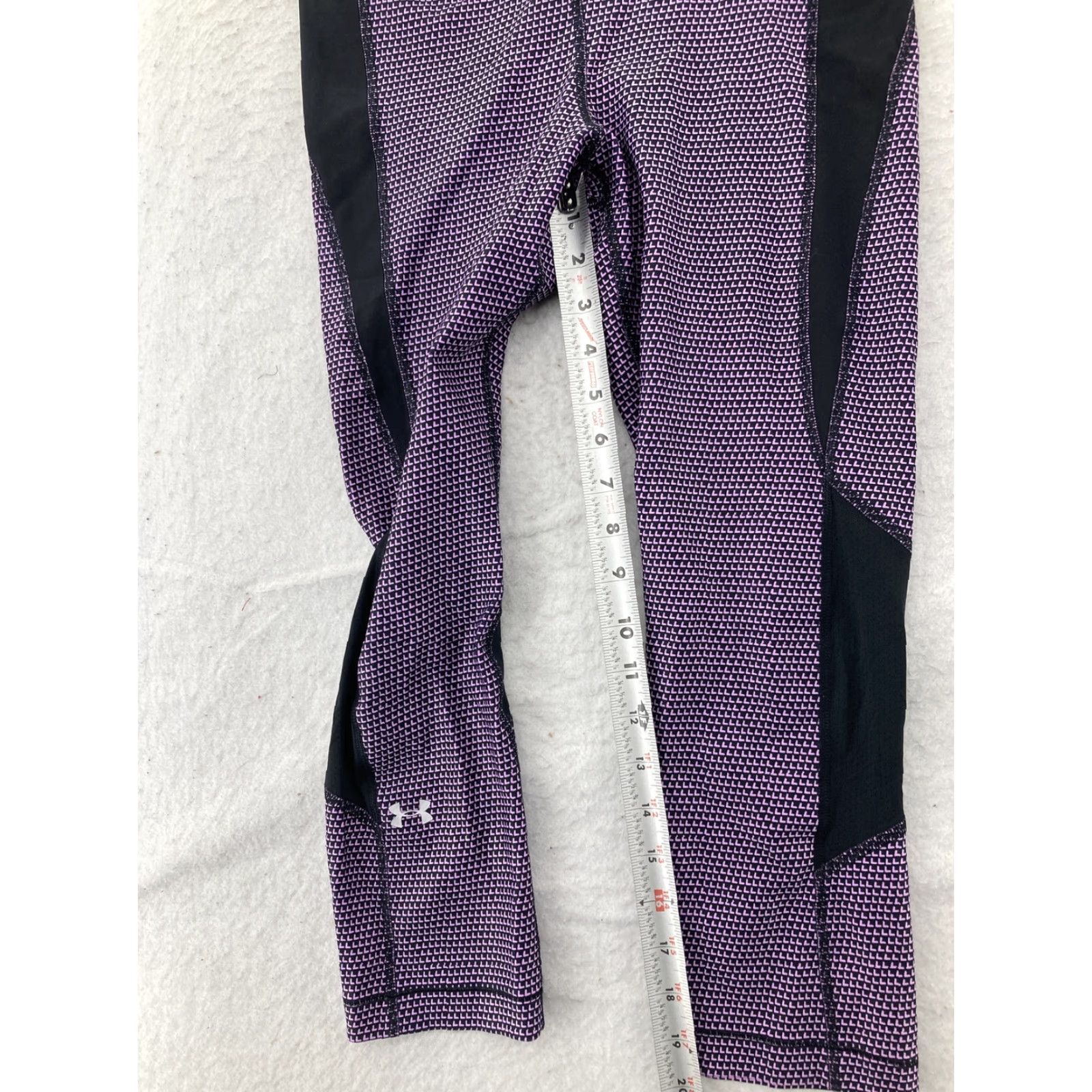 Under Armour Under armour Leggings Womens M Medium Blue Pink Yoga Pants Compression Crop Size 32" / US 10 / IT 46 - 5 Thumbnail