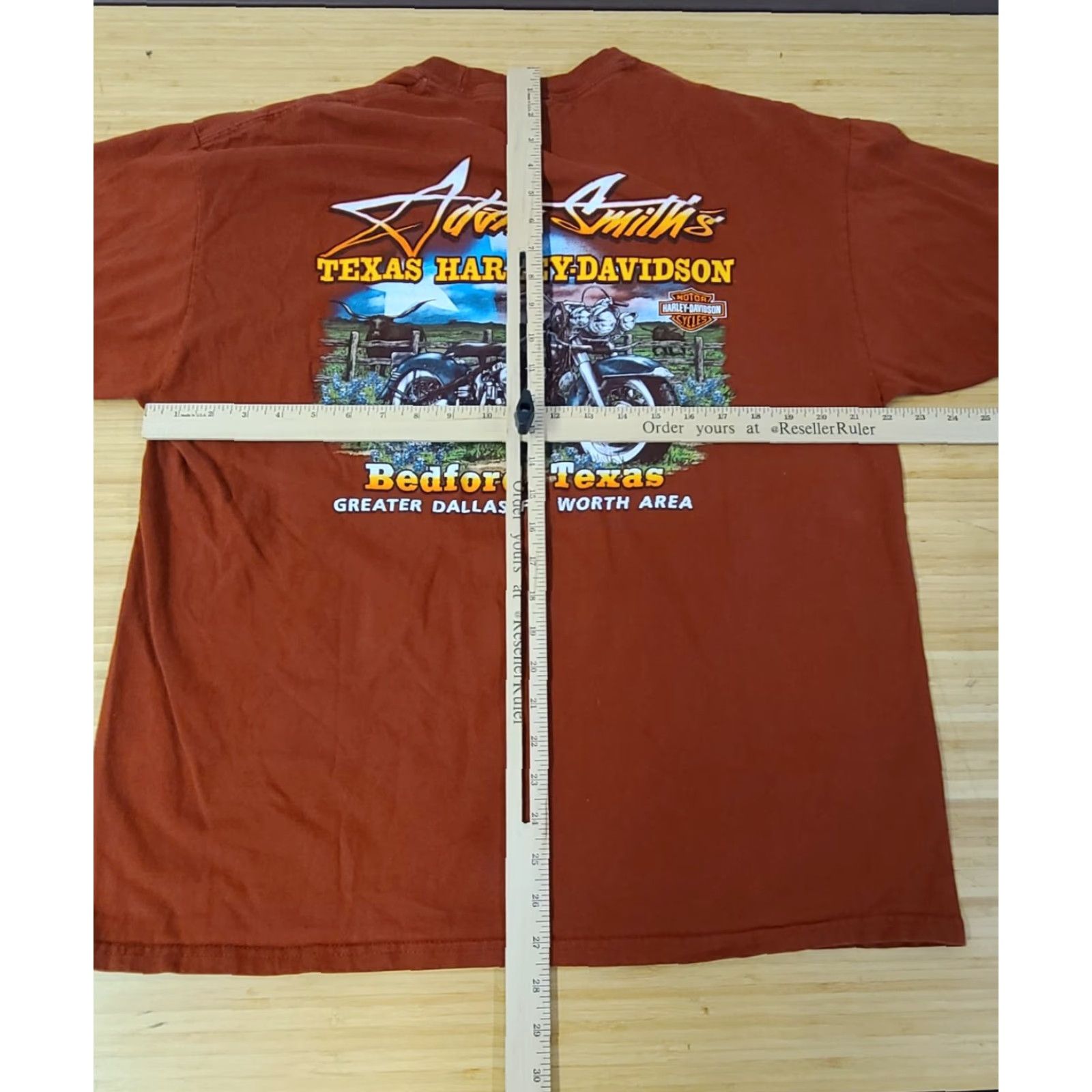 Harley Davidson Harley-Davidson Men's T-Shirt Bedford Texas Dallas Fort Worth XL Size US XL / EU 56 / 4 - 6 Thumbnail