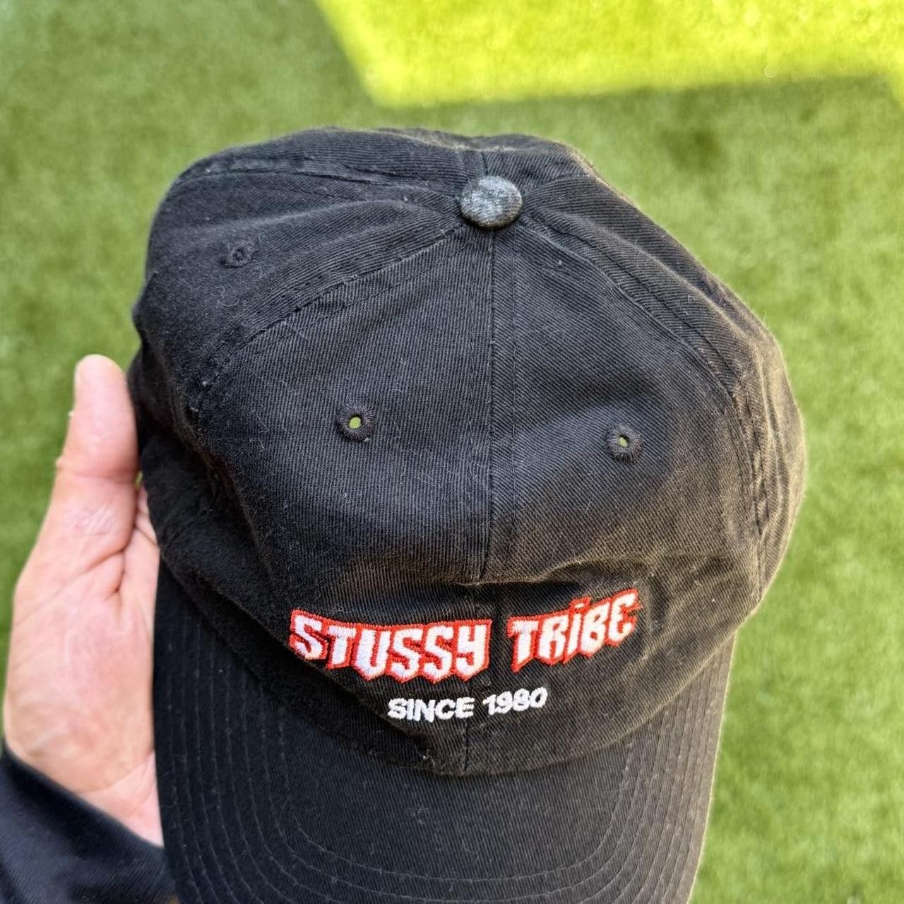 Stussy Stussy black baseball cap “stussy tribe” Size ONE SIZE - 3 Thumbnail