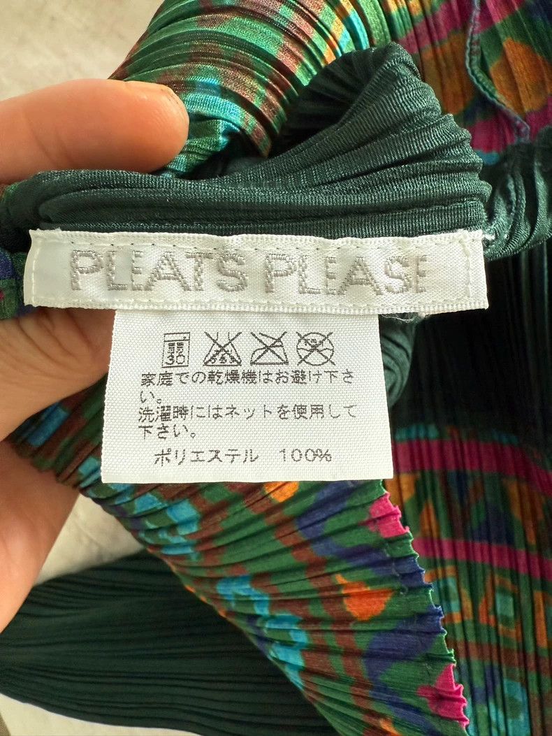 Issey Miyake Issey Miyake Green pleated long-sleeved shirt Size S / US 4 / IT 40 - 4 Thumbnail