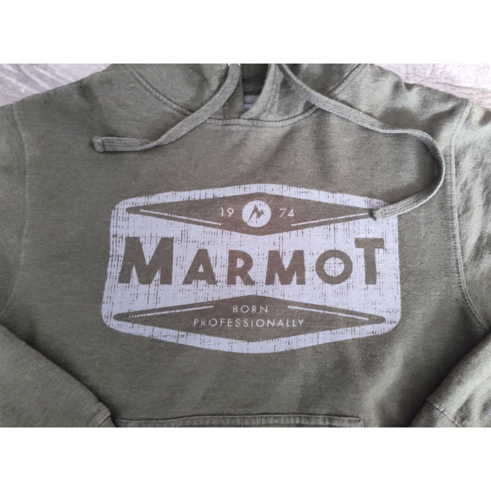 Marmot MARMOT Hoodie Sweatshirt HACKSHAW Pullover MENS S Military Green Fleece EUC Size US S / EU 44-46 / 1 - 3 Thumbnail