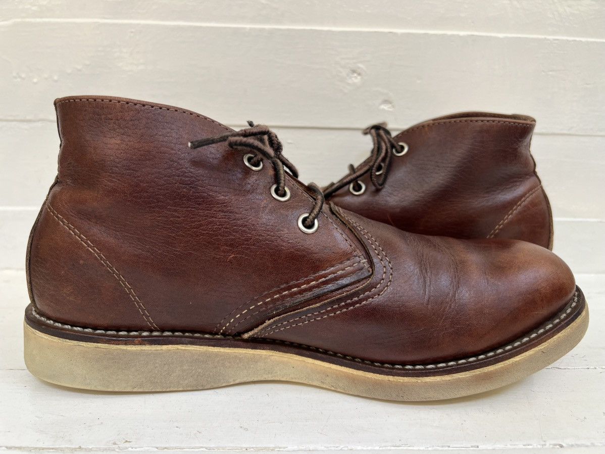 Red Wing Red Wing 3141 Chukka Briar Oil Slick Brown Leather Boots Size US 8 / EU 41 - 7 Thumbnail