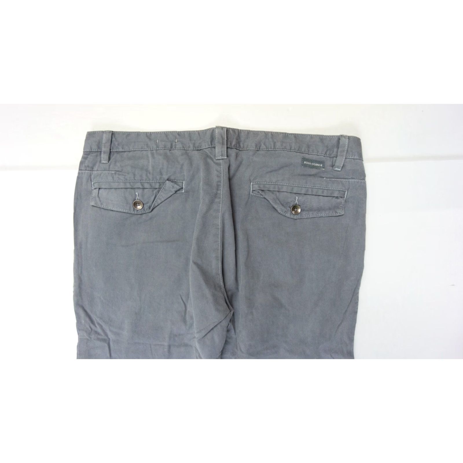 Vintage Hugo Boss Pants Mens 38R Gray Khaki Slim Fit Casual Trousers Size US 38 / EU 54 - 6 Thumbnail