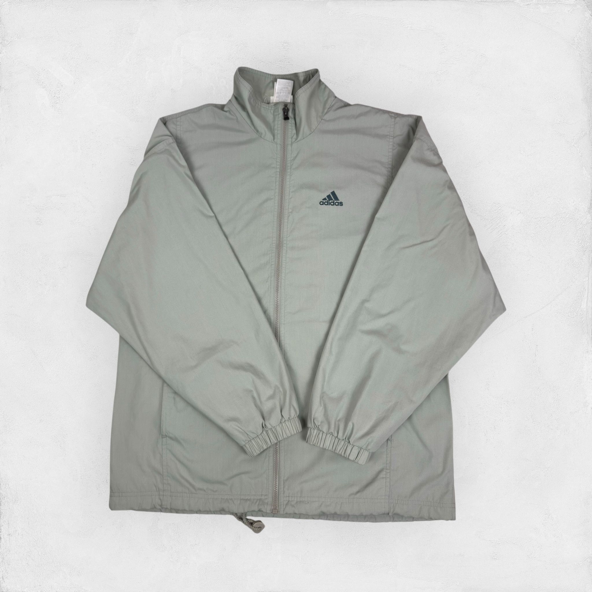 Adidas Adidas Men's Gray All-School Full Zip Windbreaker Jacket M Size US M / EU 48-50 / 2 - 1 Thumbnail