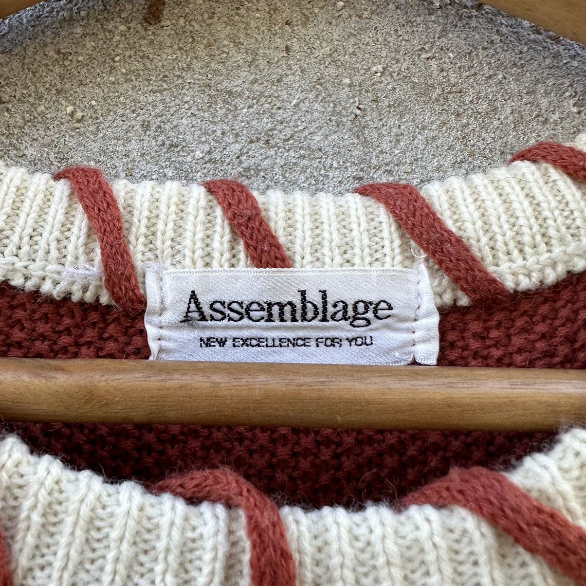 Aran Isles Knitwear × Assembly New York × Japanese Brand ASSEMBLAGE Japanese Brand Knit Pullover Sweater Size US S / EU 44-46 / 1 - 7 Thumbnail