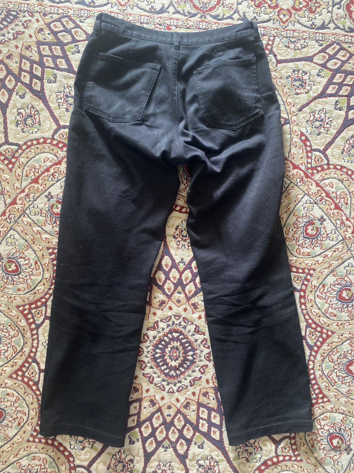 Japanese Brand INÉD HOMME by Yohji Yamamoto black pants Size US 32 / EU 48 - 2 Thumbnail