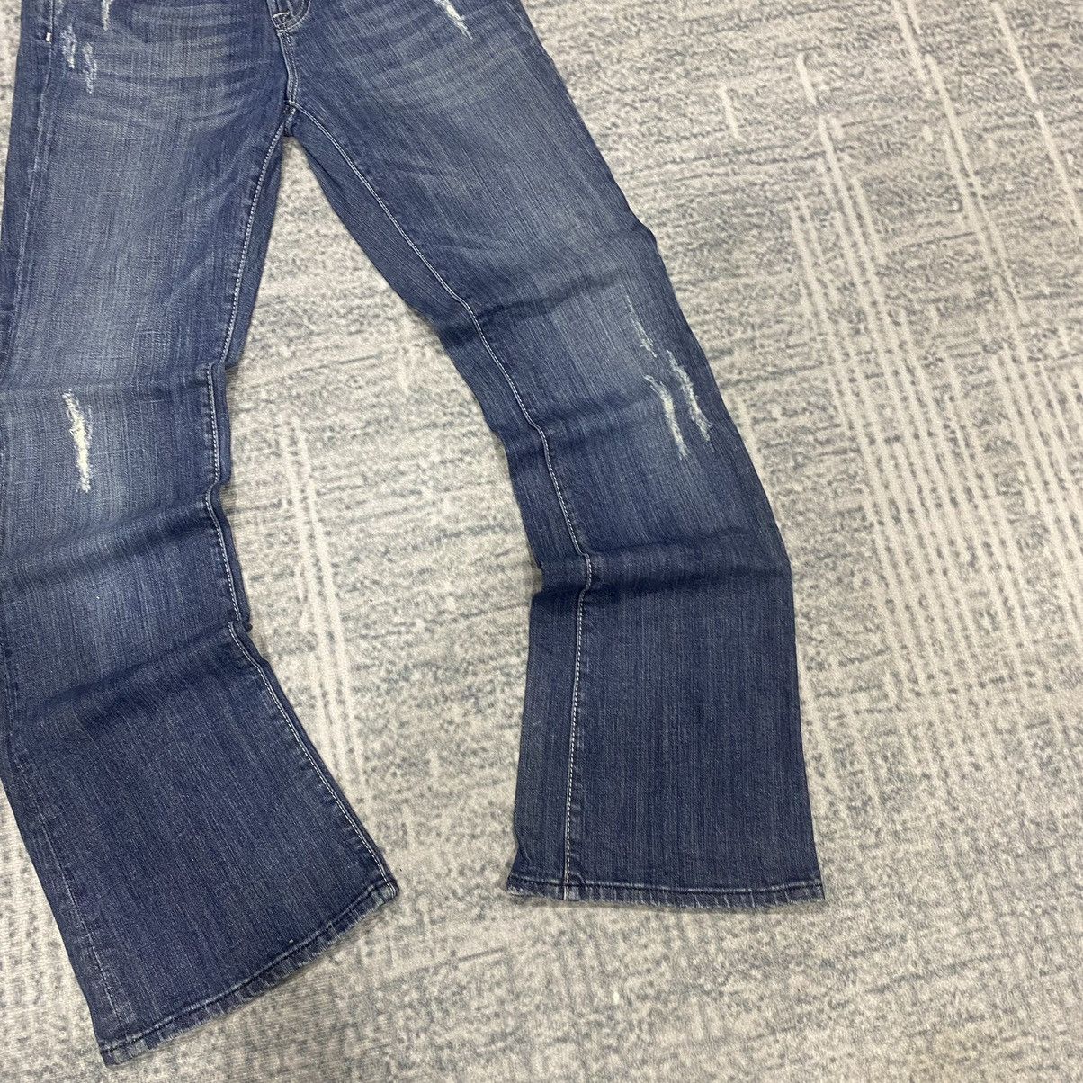 Hysteric Glamour × Japanese Brand × Le Grande Bleu (L.G.B.) Flare☠️Vigoss Ripped Bootcut Jeans Washed Vintage 90s Size US 30 / EU 46 - 3 Thumbnail