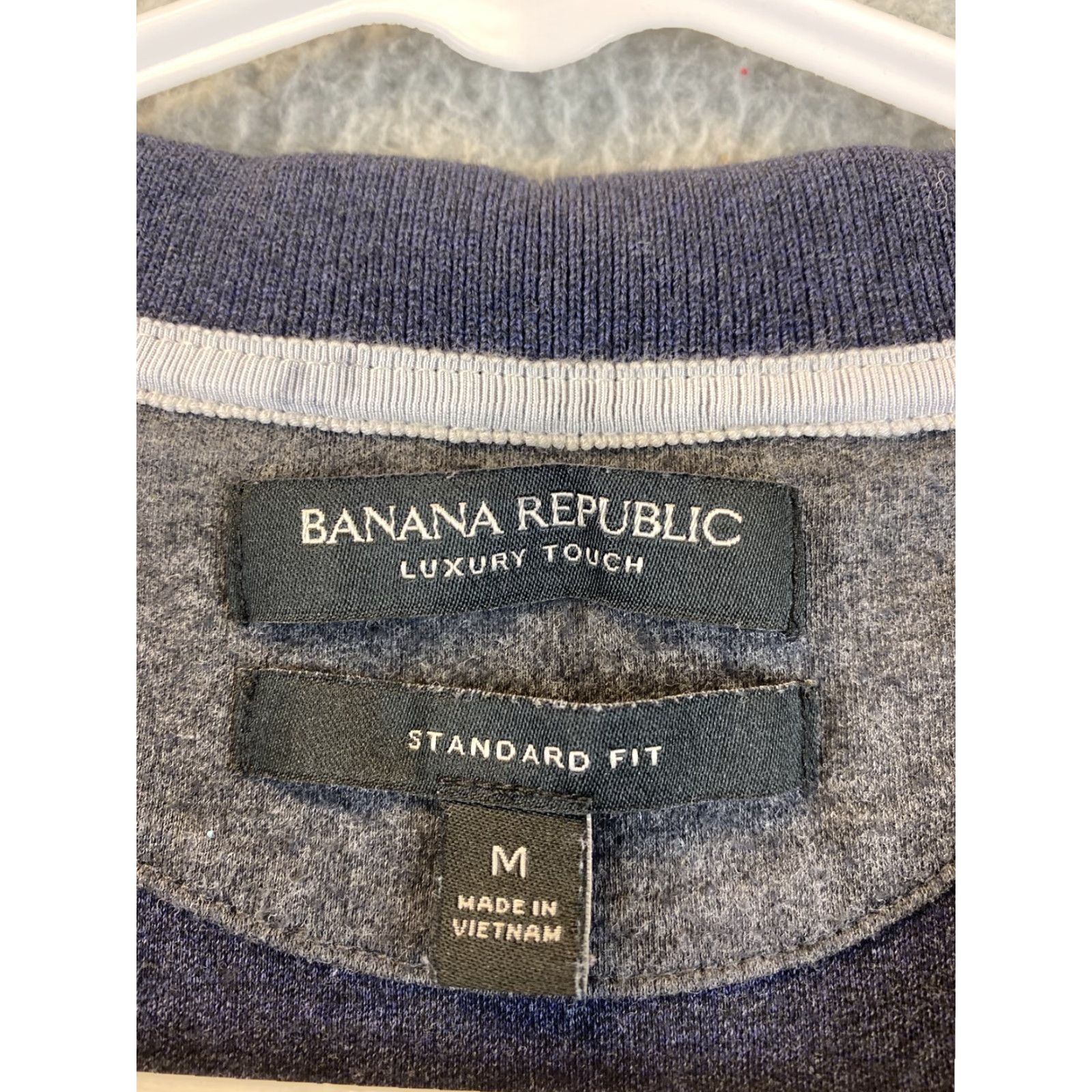 Banana Republic Banana Republic Polo Shirt Men M Gray Solid Short Sleeve Golf Preppy Size US M / EU 48-50 / 2 - 3 Thumbnail