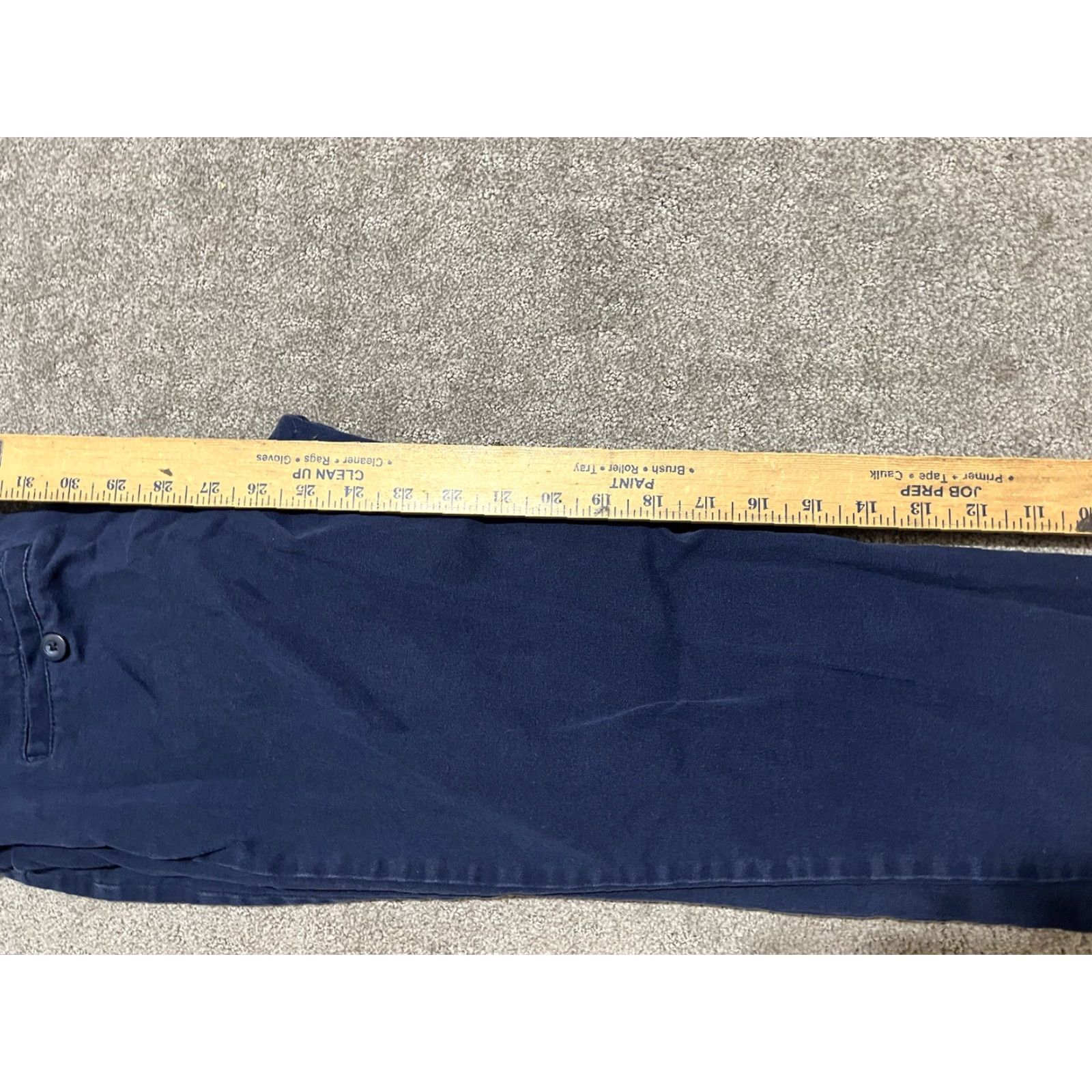 Gap GAP Women's Cropped Pants City Style Slim City Navy Blue 8 Cotton Blend 97% Cotton 3% Spandex Regular Size 30" / US 8 / IT 44 - 6 Thumbnail