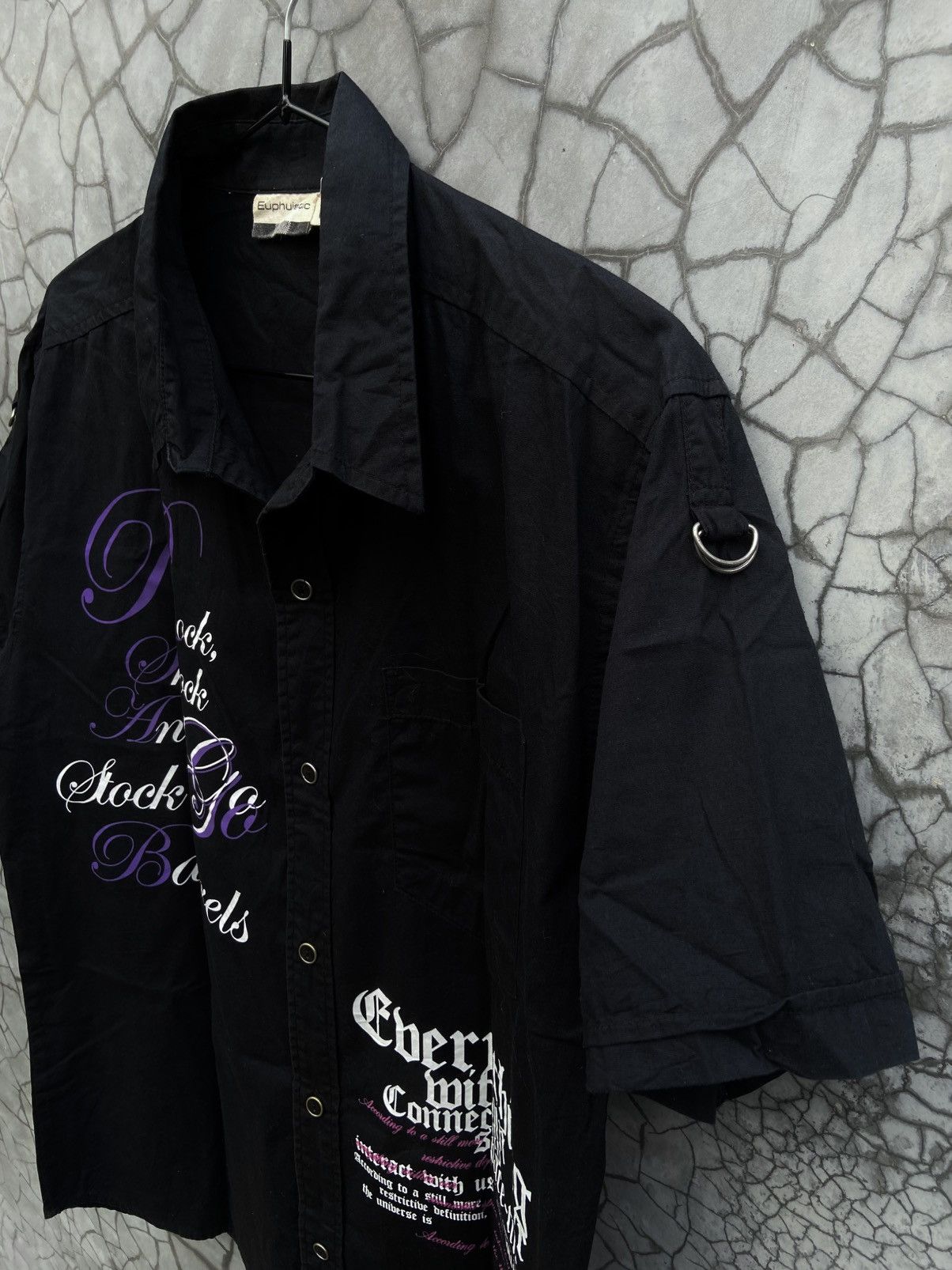 Beauty Beast × If Six Was Nine × Le Grande Bleu (L.G.B.) Euphuistic Poem Bondage Punk Rock Gothic Vkei Harajuku Size US L / EU 52-54 / 3 - 5 Thumbnail