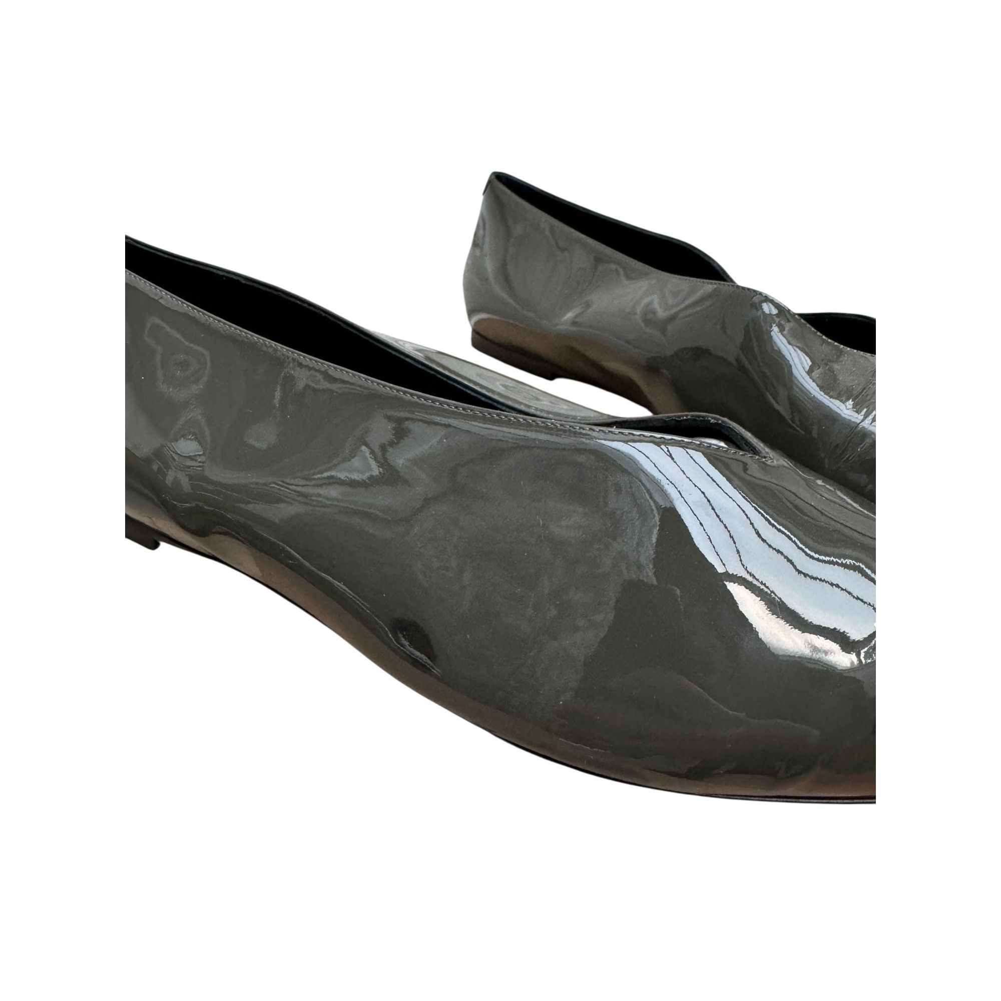 Celine by Phoebe Philo Glossy Olive Flats Size US 10 / IT 40 - 7 Thumbnail