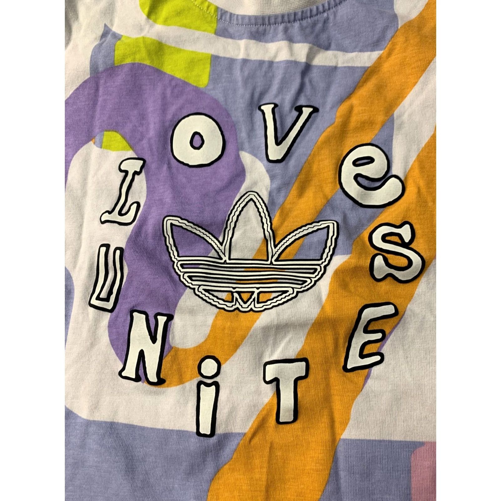 Adidas ADIDAS LOVE UNITES AOP ORIGINAL 2021 MEN SHIRT XS T-SHIRT JERSEY MULTICOLOR LOGO 100% COTTON CLASSIC SHORT SLEEVE GENDER Men Size US XS / EU 42 / 0 - 3 Thumbnail