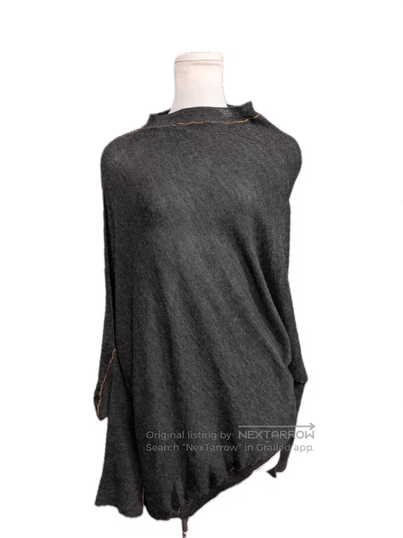 Issey Miyake Issey Miyake Irregular Deconstructed Long Sleeve Top Size M / US 6-8 / IT 42-44 - 1 Thumbnail
