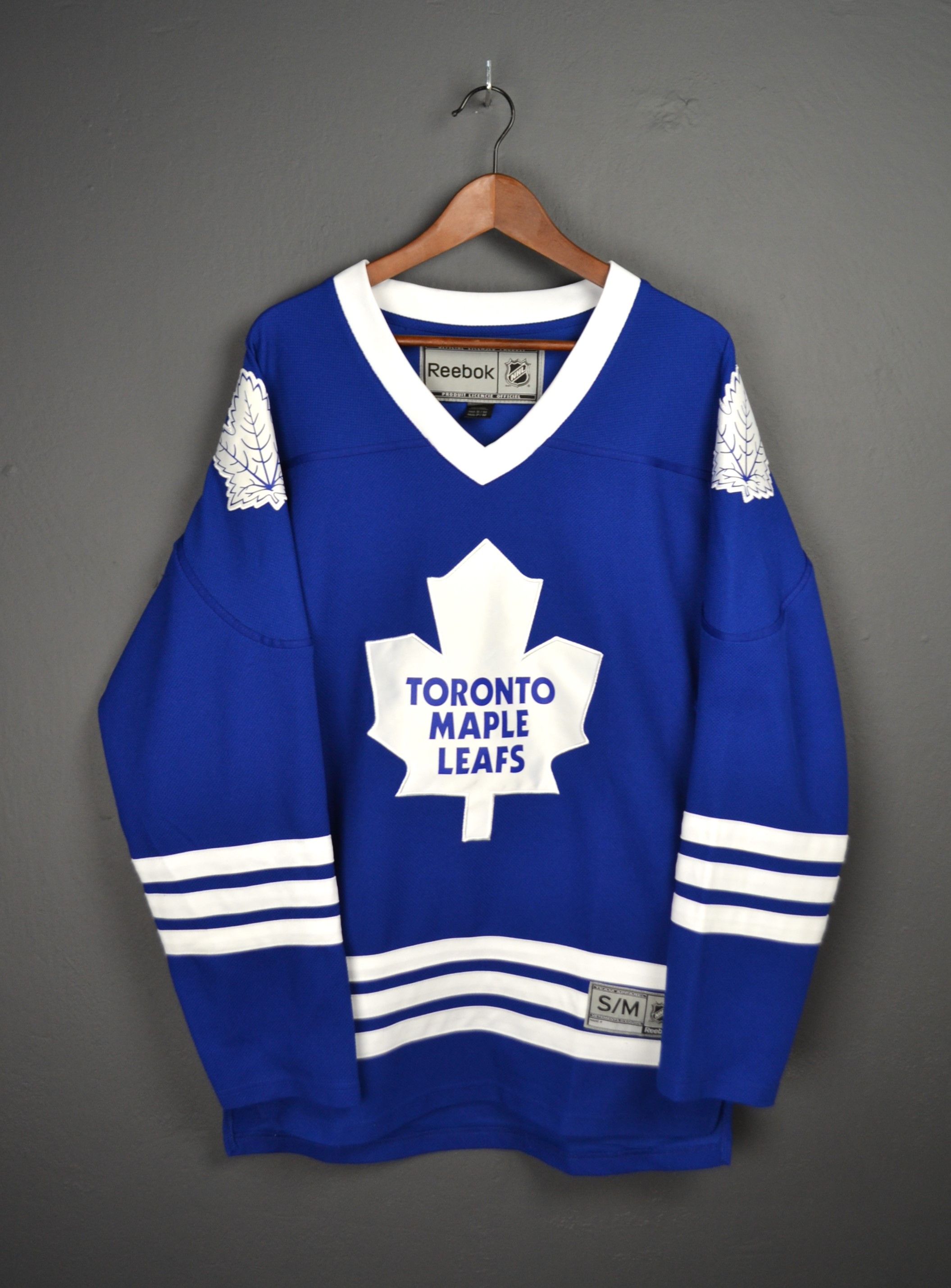 Reebok Toronto Maple Leafs Reebok S/M Adult 2014 3 stripe Jersey Size US M / EU 48-50 / 2 - 1 Thumbnail