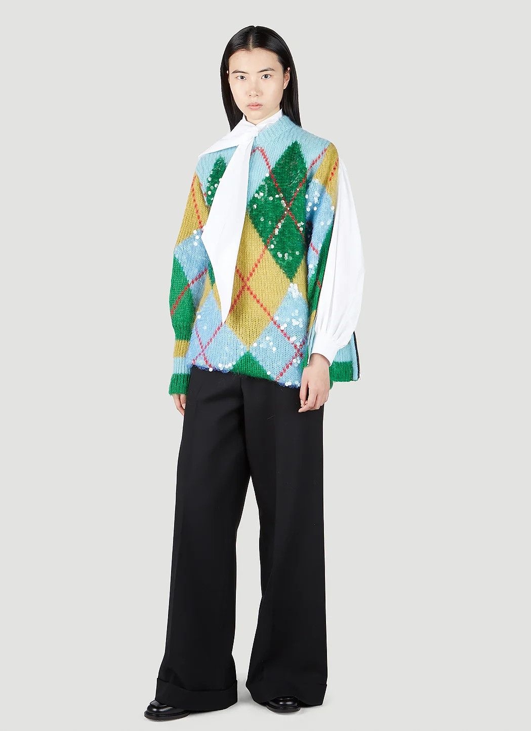 Gucci o1y0925 Crewneck Sweater in Multicolor Size XS / US 0-2 / IT 36-38 - 5 Thumbnail