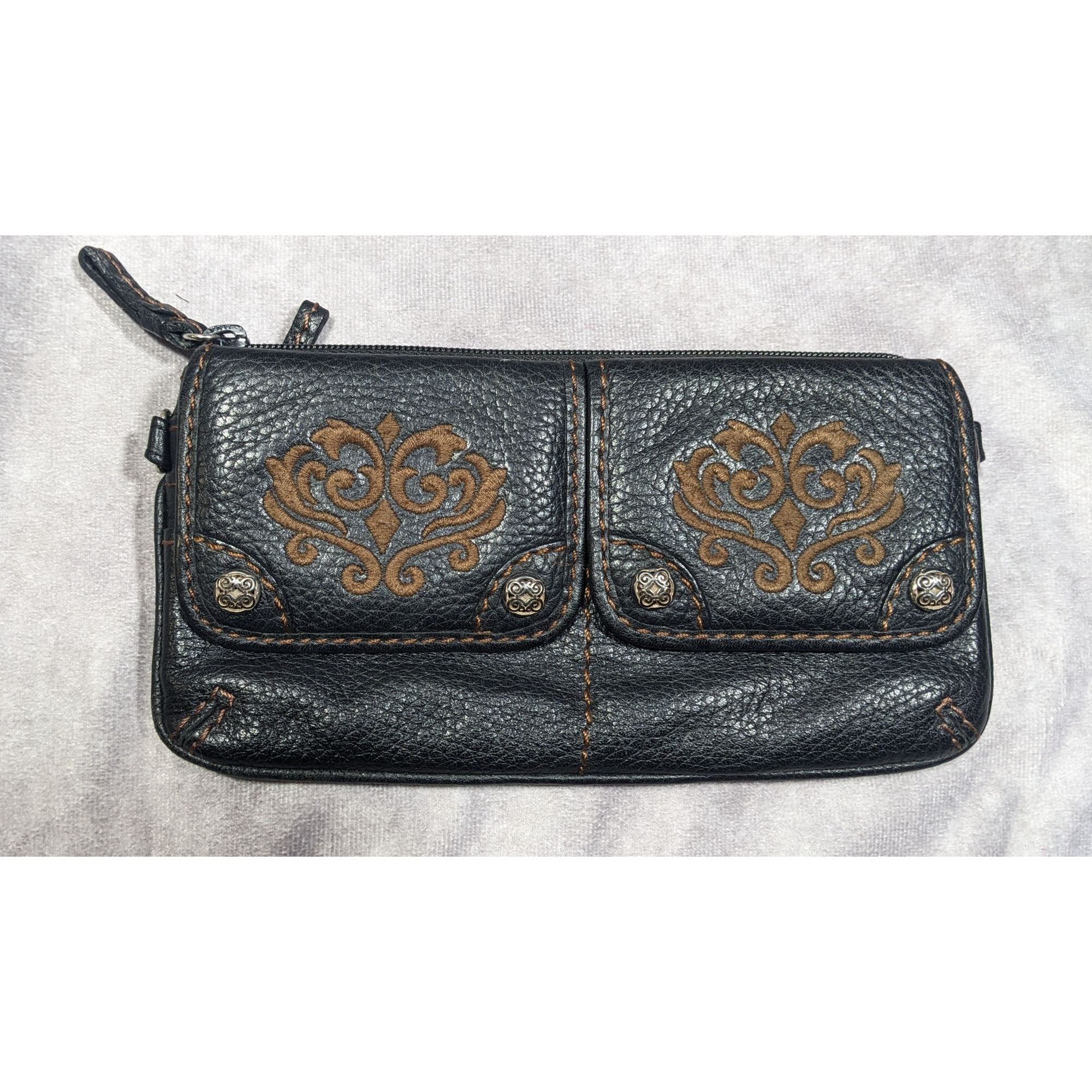 Brighton Vintage Brighton Embroidered Leather Wallet Size ONE SIZE - 7 Thumbnail