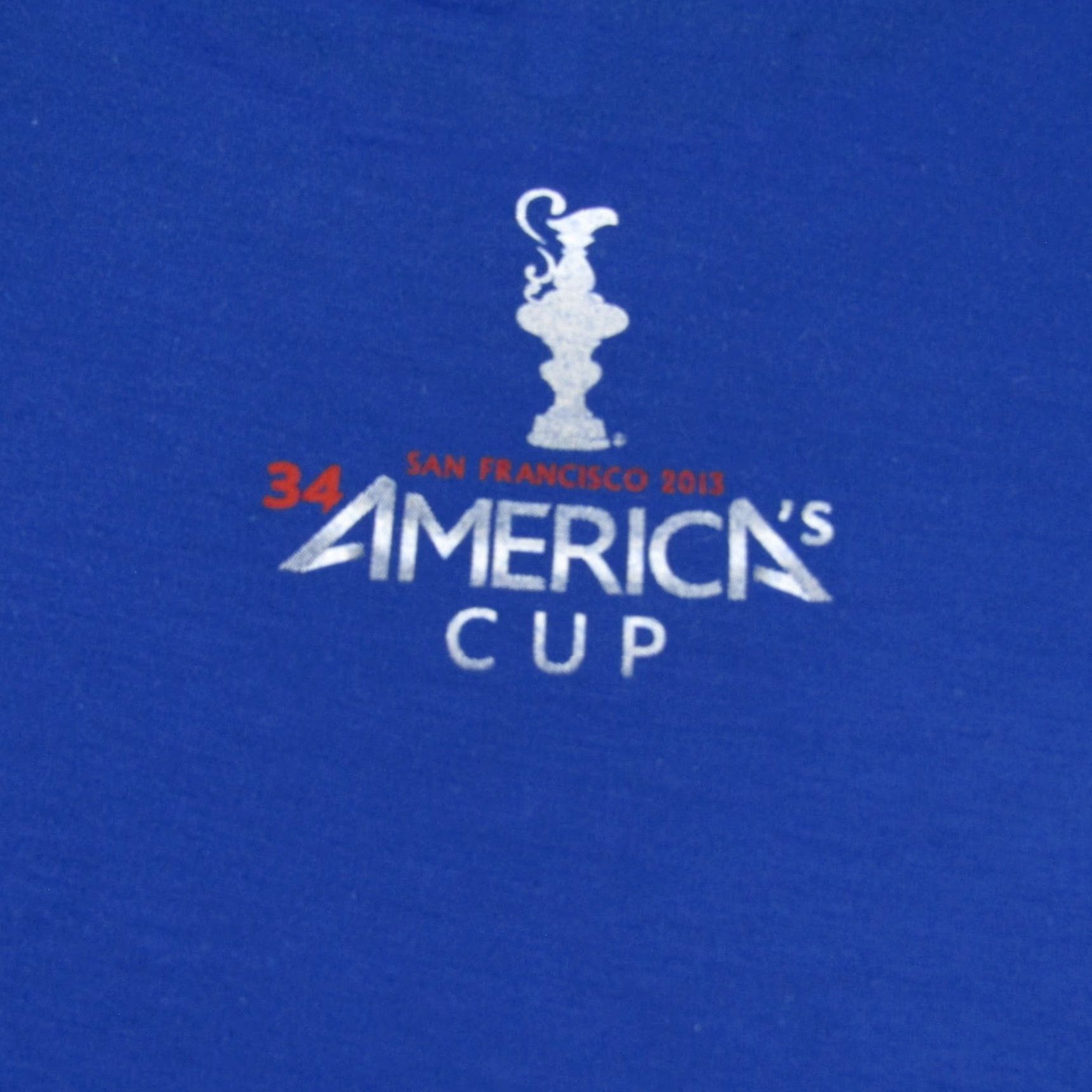 Vintage VINTAGE America's Cup Shirt Womens XL Blue 34th San Francisco 2013 Sailing Racing Top Tee Size XL / US 12-14 / IT 48-50 - 6 Thumbnail