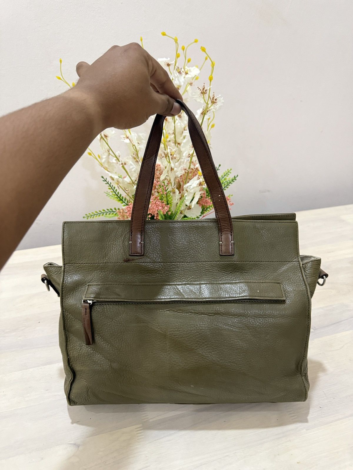 Margaret Howell 🔥🔥🔥ARCHIVE MARGARET HOWELL LEATHER BAG Size ONE SIZE - 2 Thumbnail