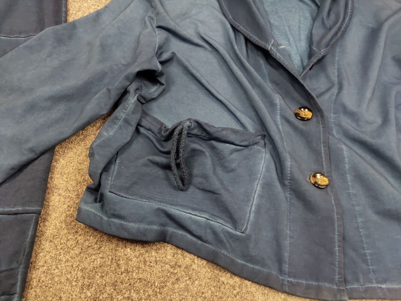 Japanese Brand La Bass Germany Design Blue Cargo Baggy Suit Pants Jacket Size L / US 10 / IT 46 - 9 Thumbnail