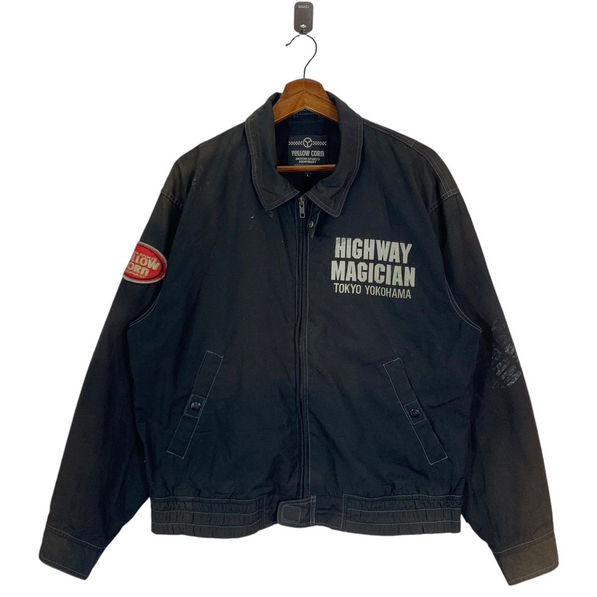 Vintage × YELLOW CORN Vintage Yellow Corn Highway Magician Tokyo Yokohama Racing Size US L / EU 52-54 / 3 - 1 Thumbnail