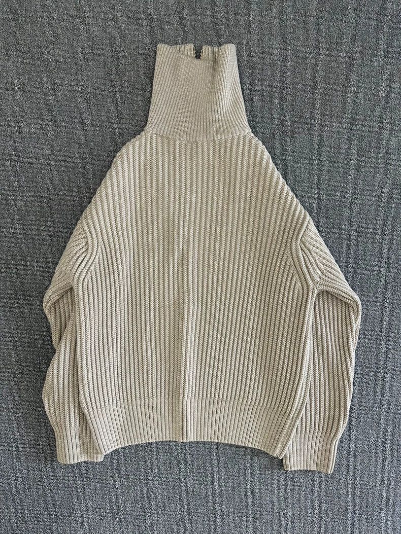 Other Ami Half-Zip Collar Wool Sweater-2508 Size US L / EU 52-54 / 3 - 2 Thumbnail