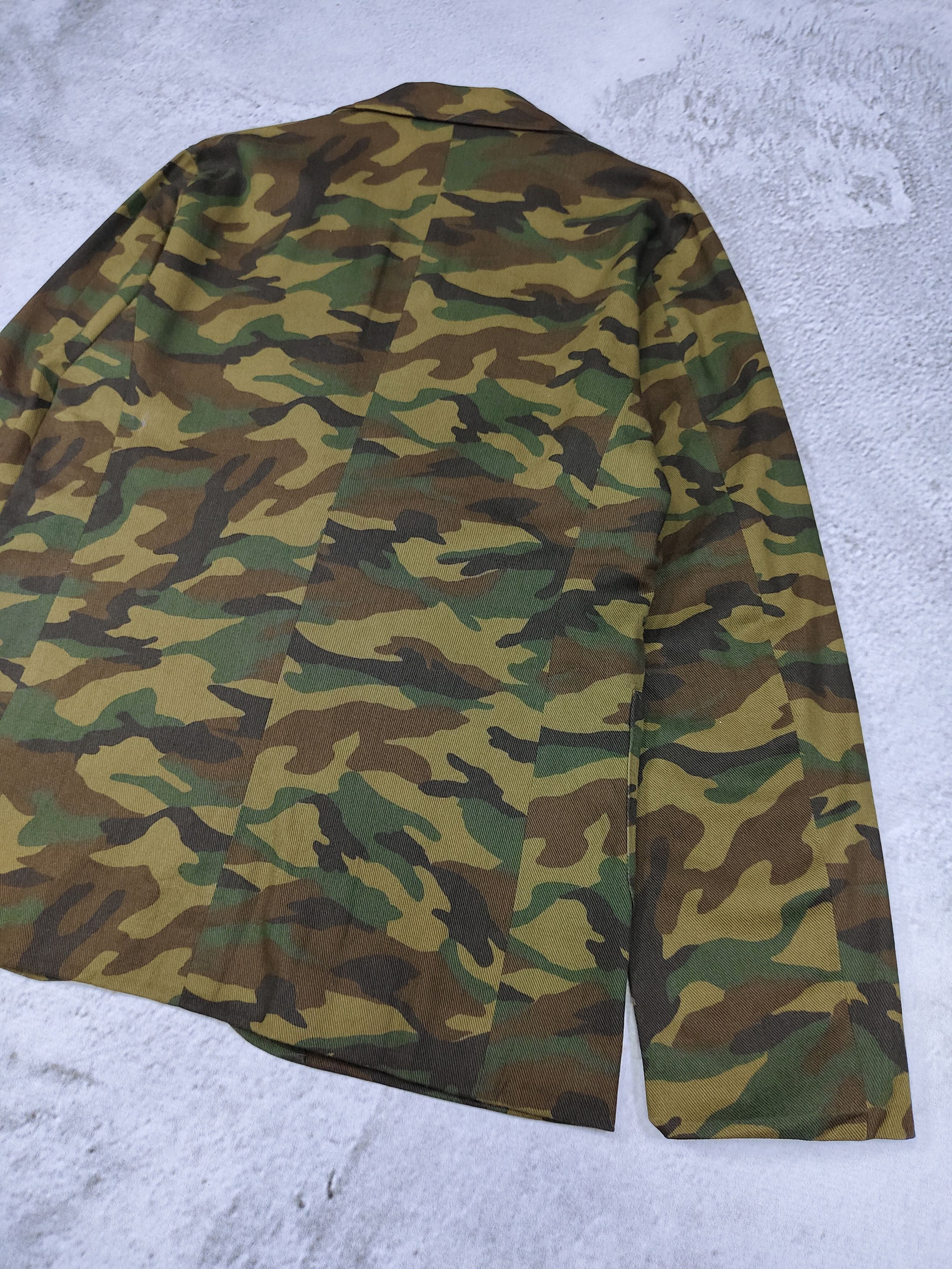 Japanese Brand and STADY- Streetwear Woodland Camouflage Blazer Jacket Size US M / EU 48-50 / 2 - 7 Thumbnail
