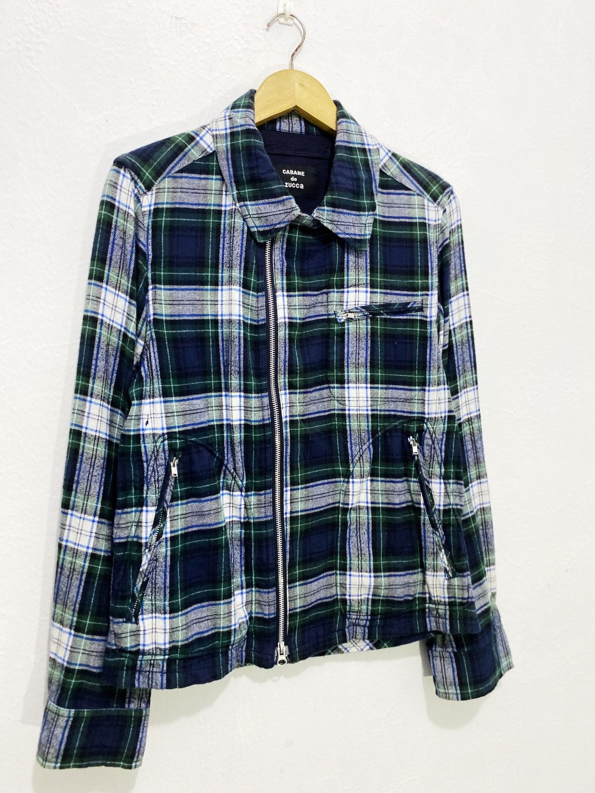 Issey Miyake Cabane de Zucca by Issey Miyake Flanel Jacket Size US S / EU 44-46 / 1 - 2 Thumbnail