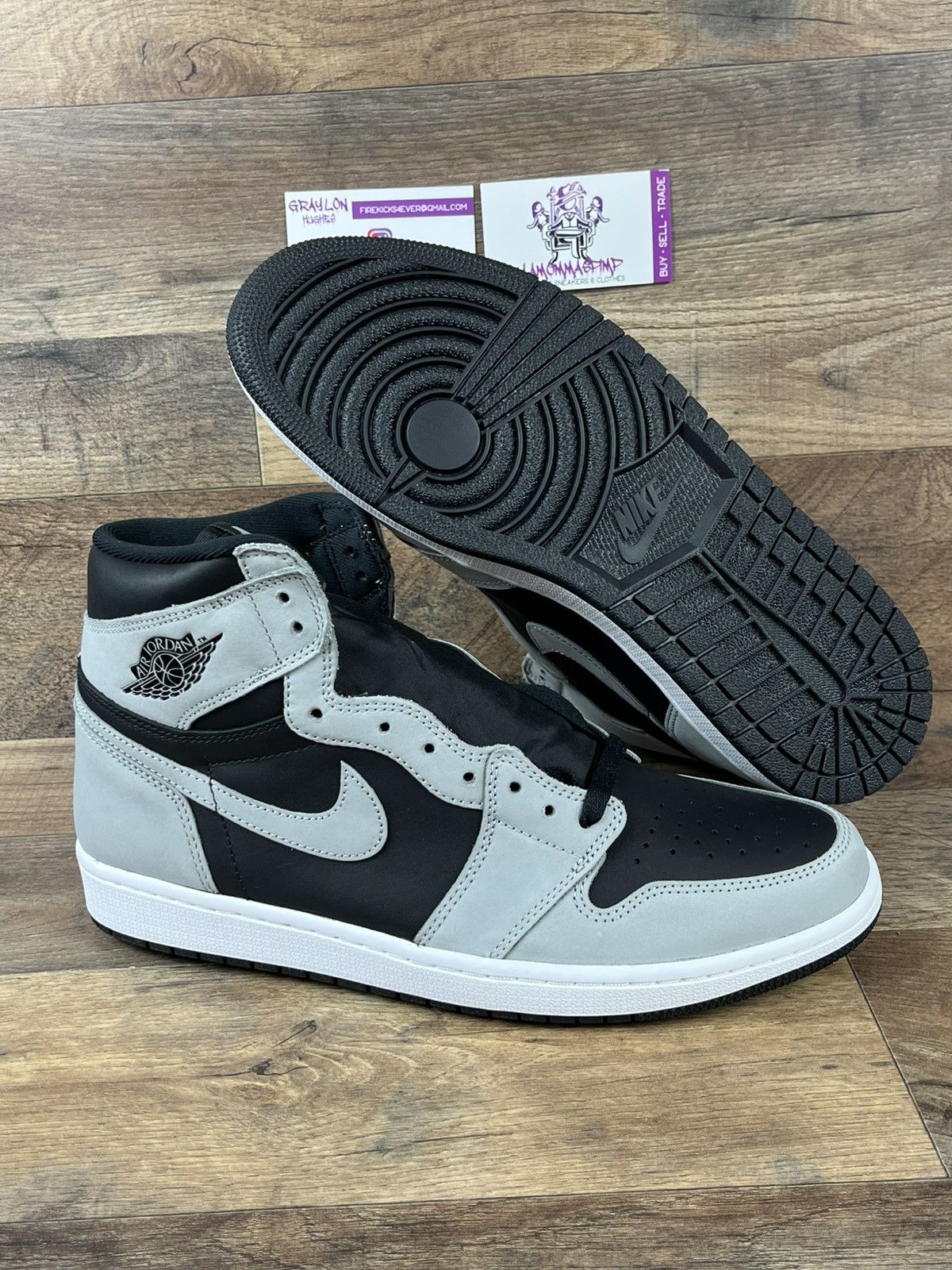 Jordan Brand Air Jordan 1 Retro High OG Shadow 2.0 Size US 12 / EU 45 - 2 Thumbnail