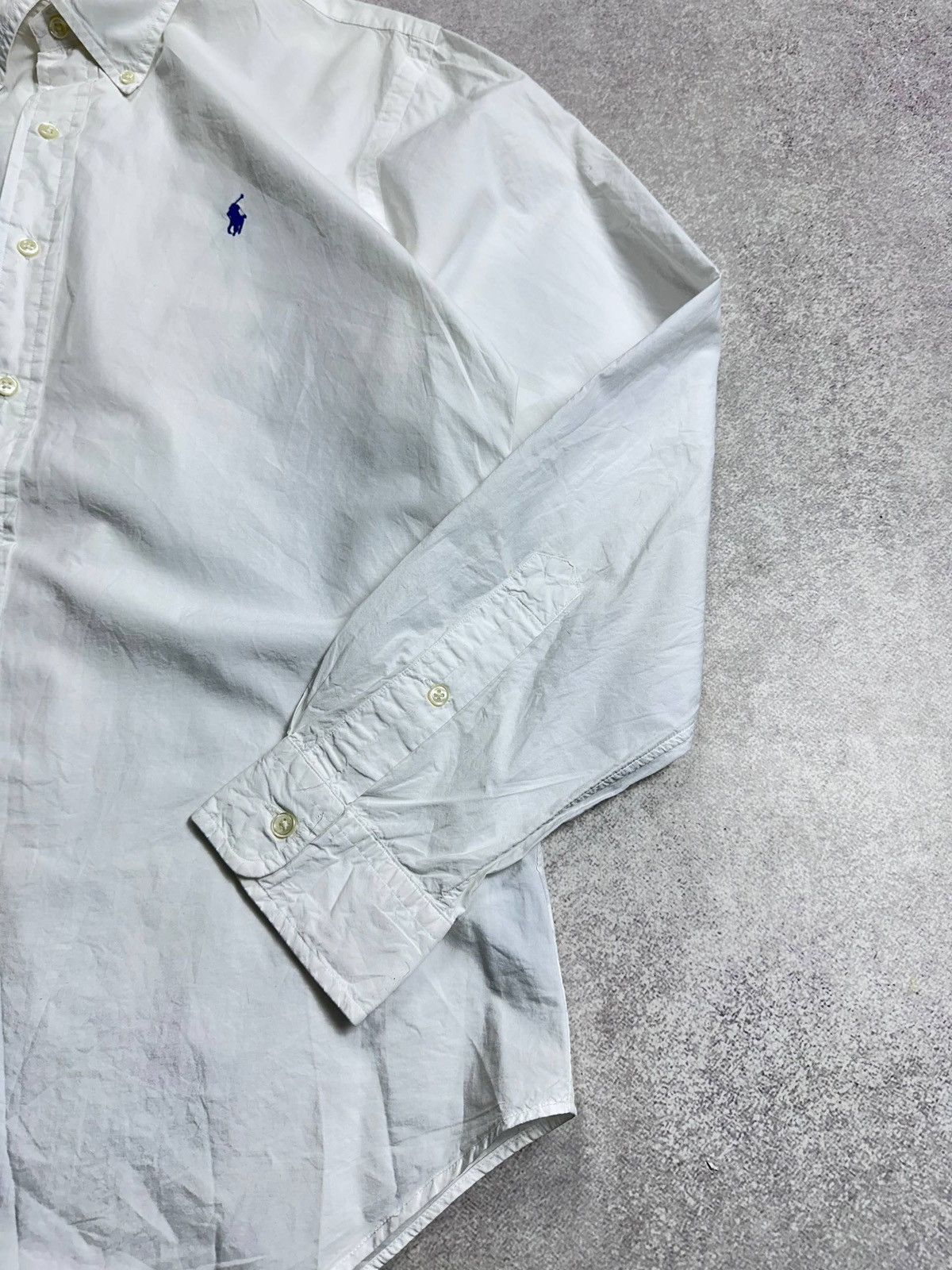 Polo Ralph Lauren Vintage 90s Polo Ralph Lauren White Shirt L Size US L / EU 52-54 / 3 - 5 Thumbnail