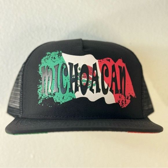 Designer NEW MEXICO MICHOACAN FLAT BILL TRUCKER CAP Size ONE SIZE - 1 Thumbnail