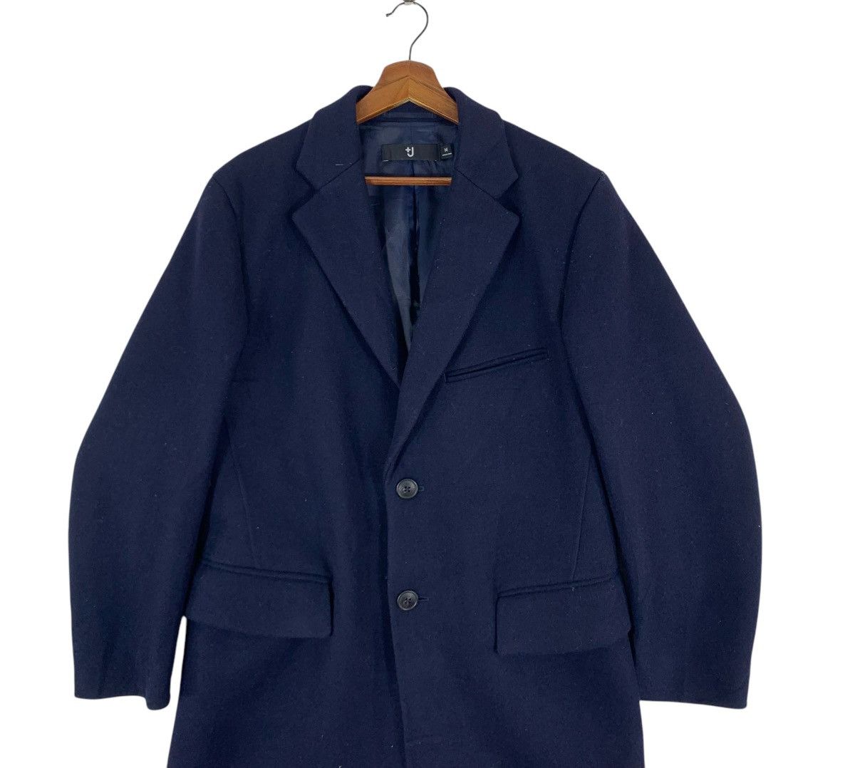 Jil Sander × Uniqlo VINTAGE DESIGNER JILL SANDER X UNIQLO WOOL OVERCOAT Size US M / EU 48-50 / 2 - 4 Thumbnail