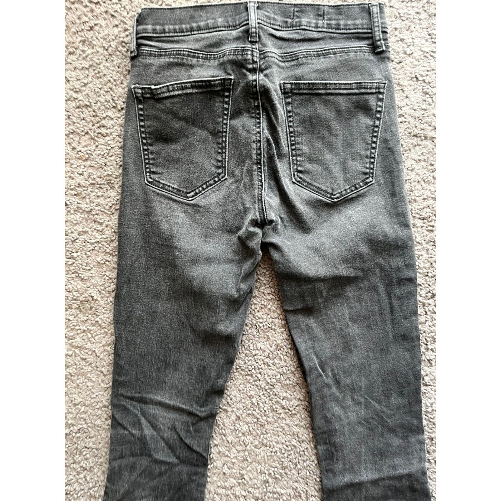 Gap GAP Women's Black Denim Jeans True Skinny High Rise Size 26R Size 26" / US 2 / IT 38 - 4 Thumbnail