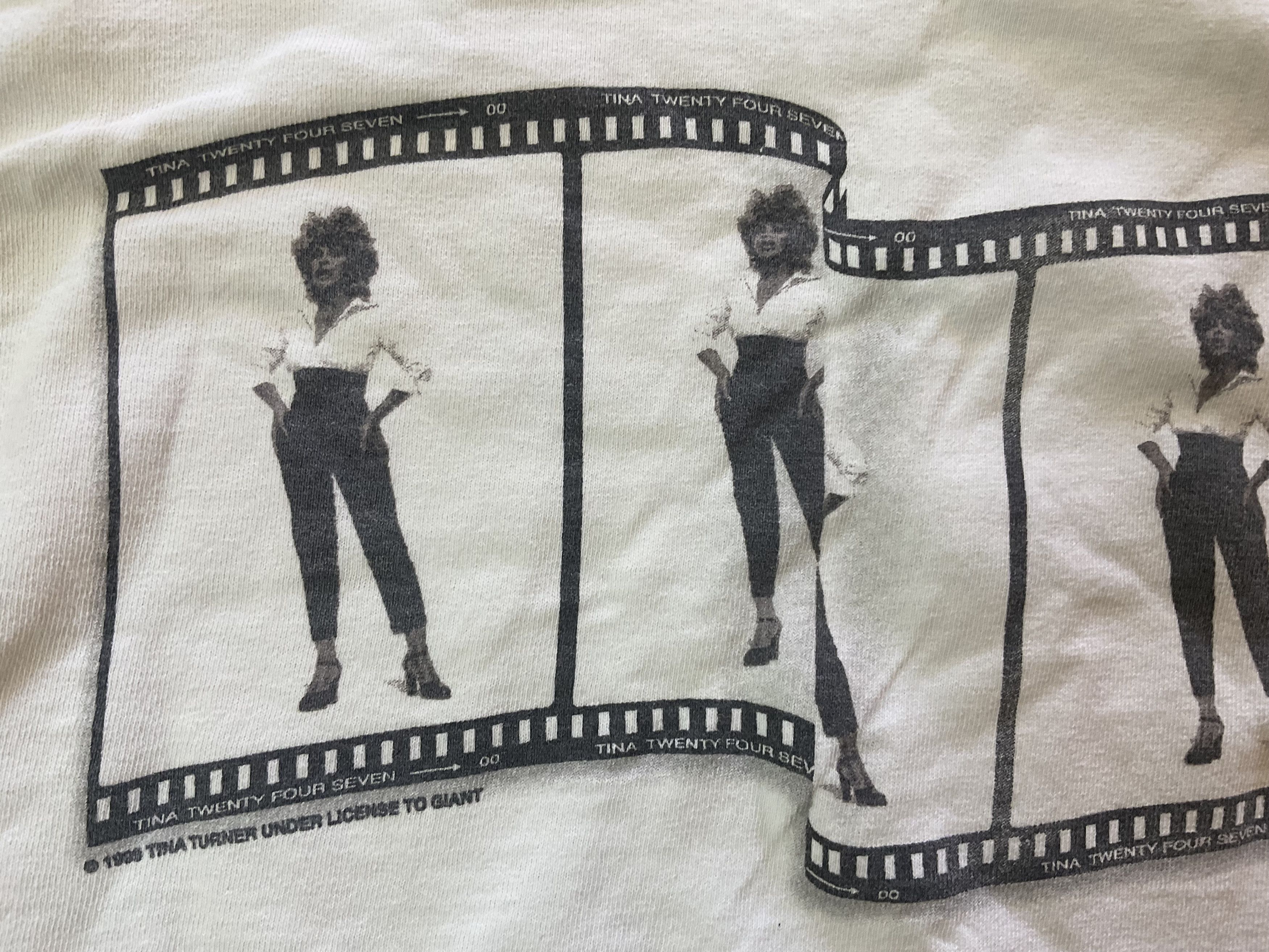 Giant Vintage Tina Turner 1999 Twenty Four Seven Tour T-Shirt Size US M / EU 48-50 / 2 - 4 Thumbnail