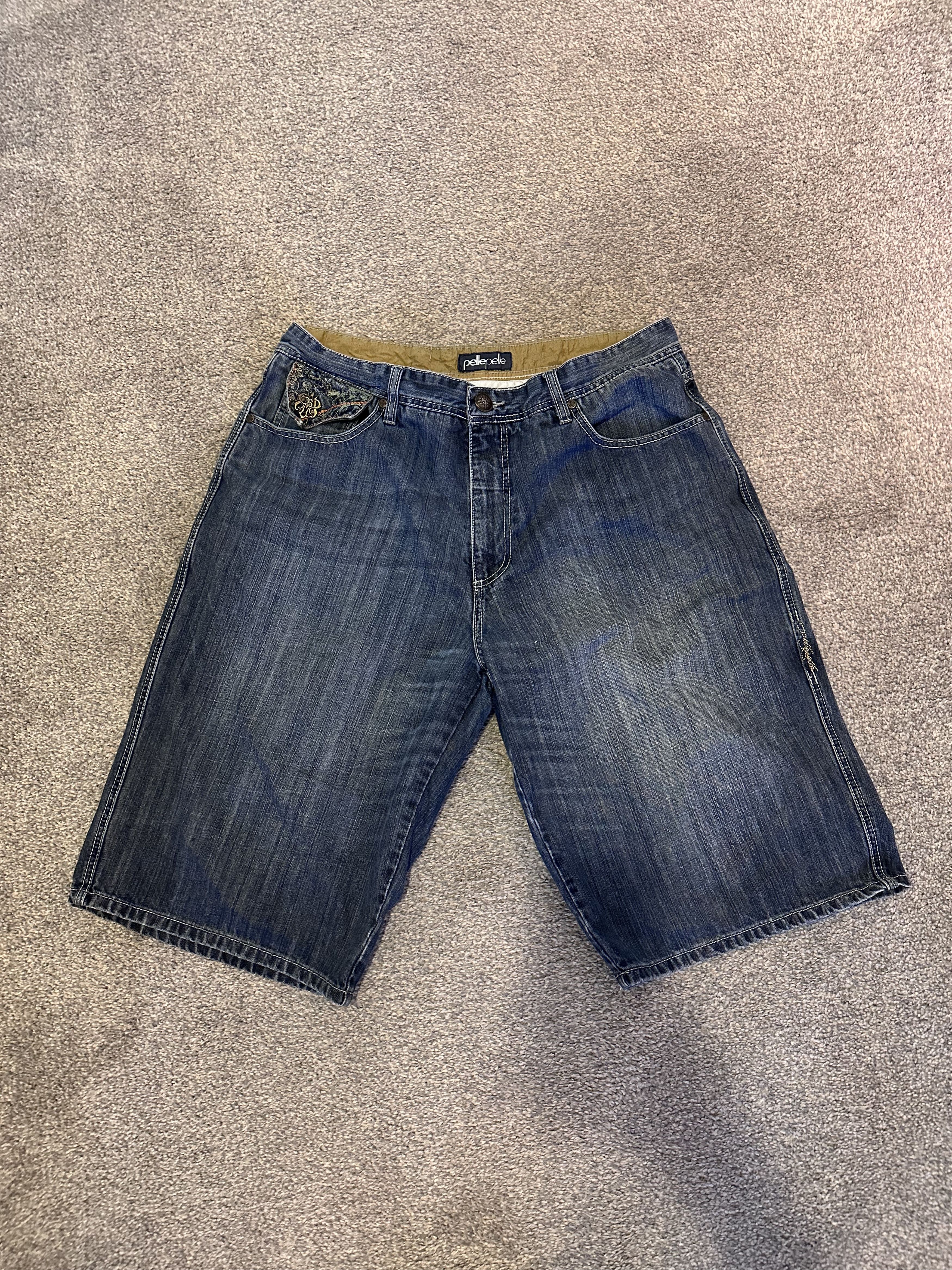 Pelle Pelle Pelle Pelle Denim Shorts Size 36 Size US 36 / EU 52 - 1 Thumbnail