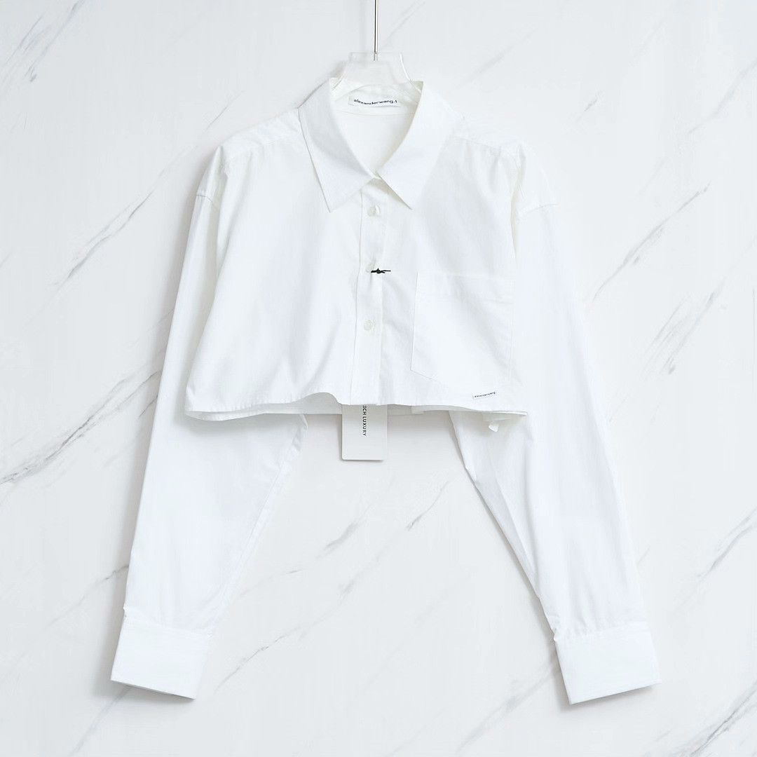 Alexander Wang Alexander Wang Women's Classic Short Shirt Size S / US 4 / IT 40 - 1 Thumbnail