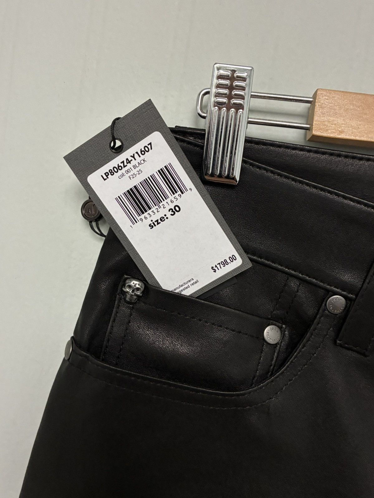 John Varvatos The Rocker Leather Pants. Size 30 Size US 30 / EU 46 - 13 Thumbnail