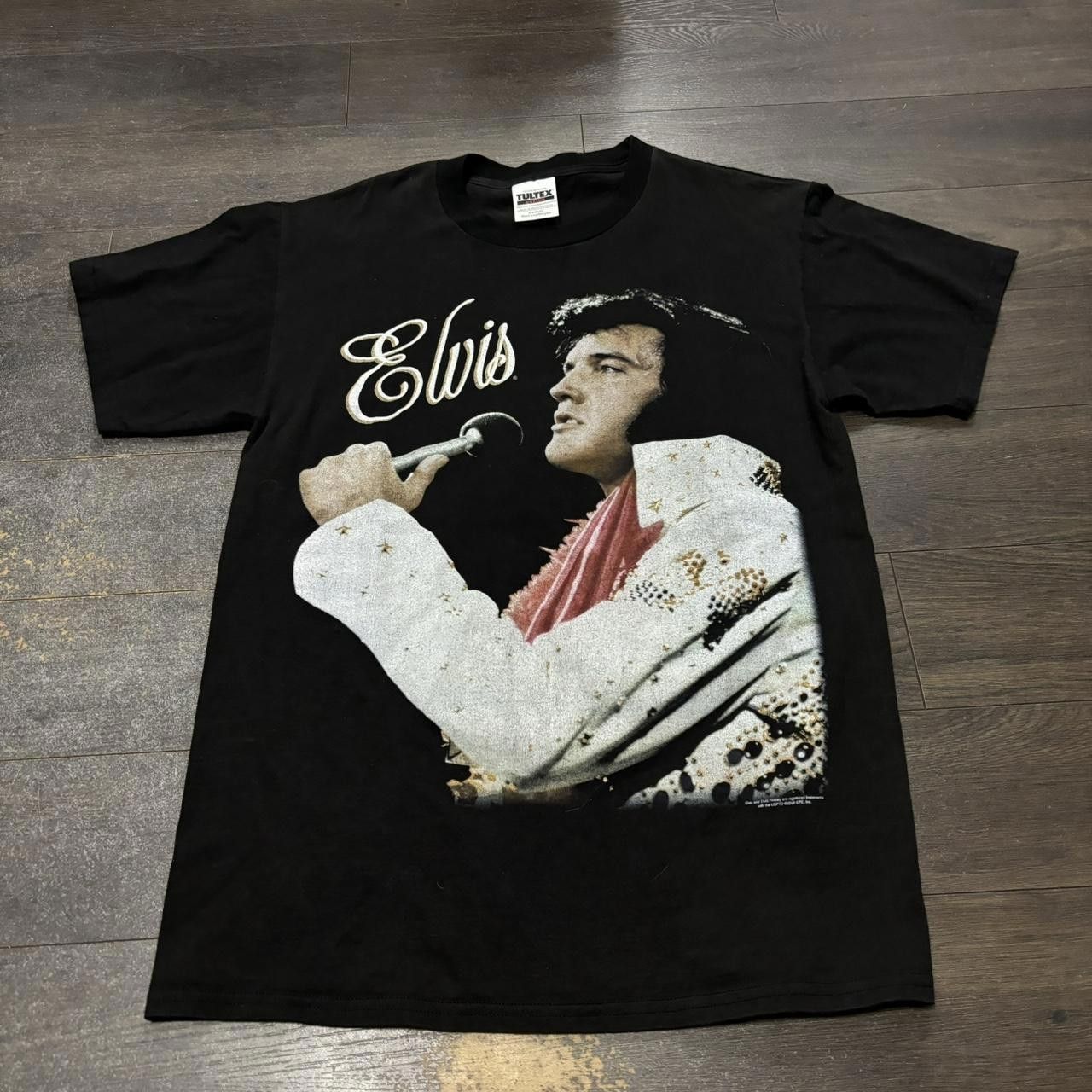 Tultex vintage Elvis Presley t shirt 2000 M Size US M / EU 48-50 / 2 - 2 Thumbnail