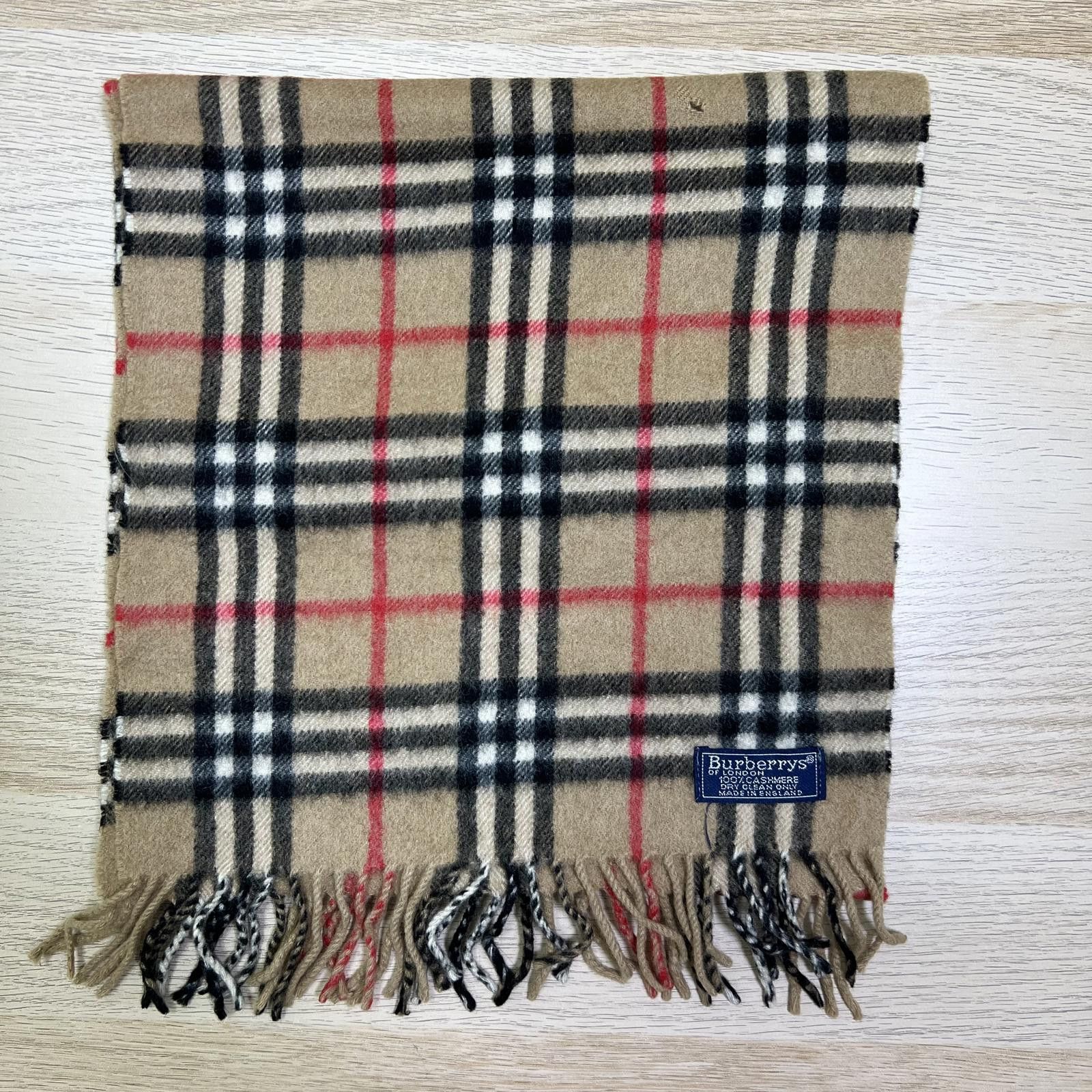Burberry Vintage Burberrys 100% Cashmere Scarf Size ONE SIZE - 2 Thumbnail