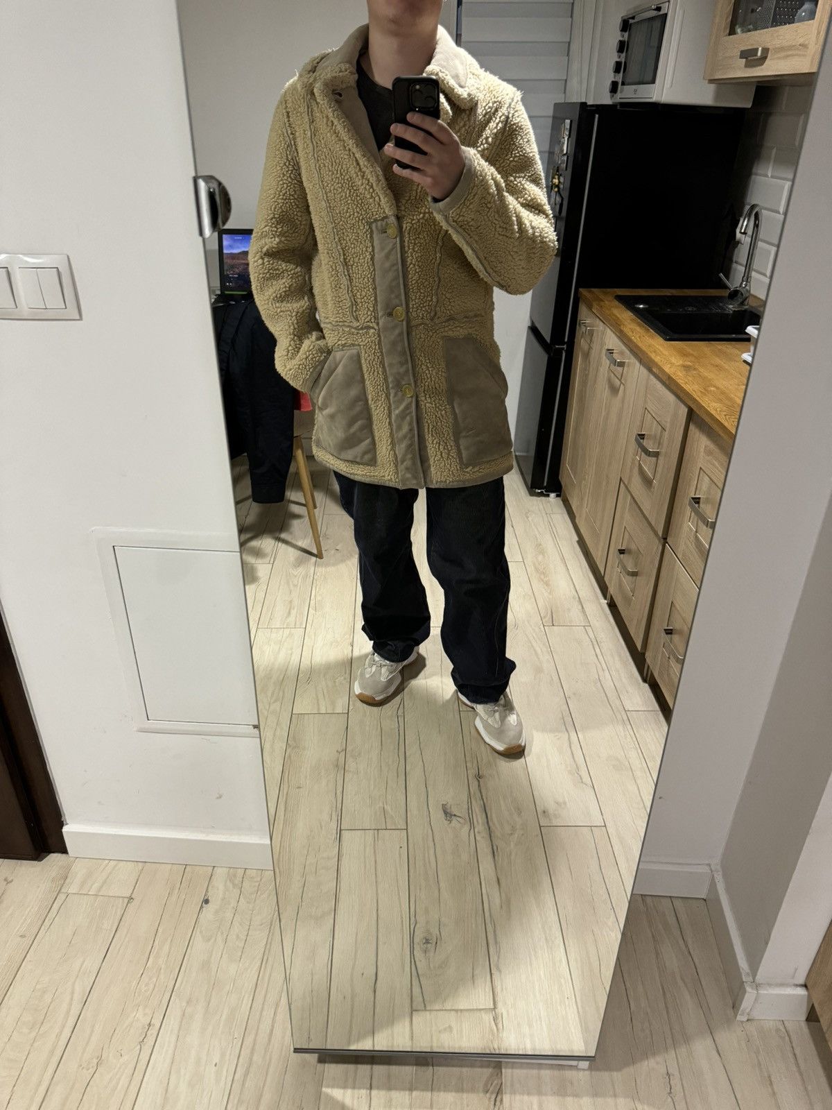 Maison Margiela Maison Margiela X H&M Ship Suit Pattern Cream Coat. Size US M / EU 48-50 / 2 - 2 Thumbnail
