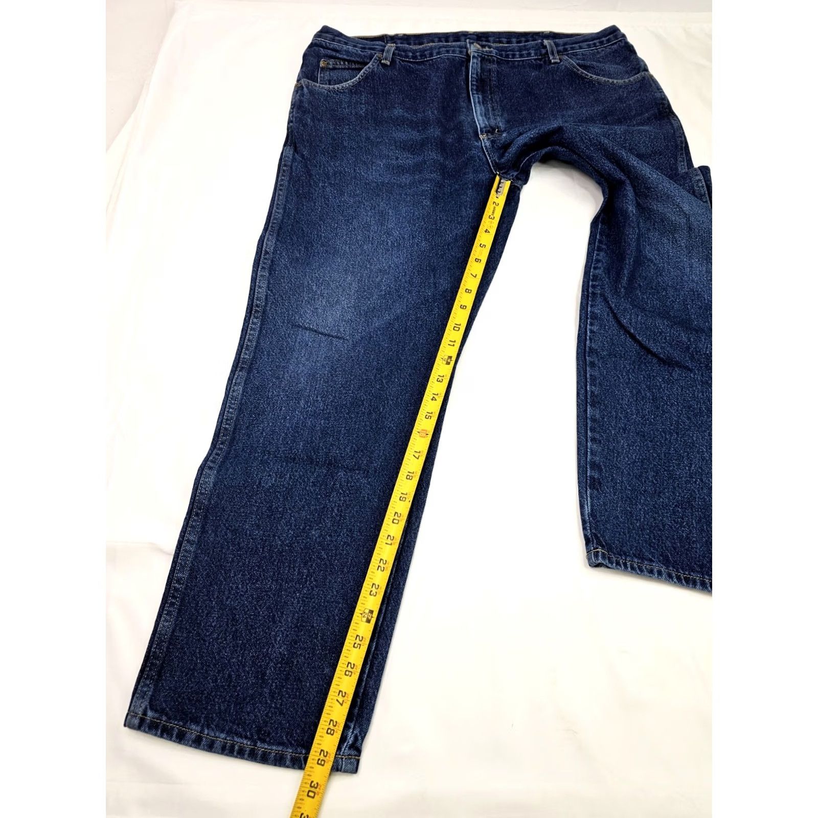 Wrangler Wrangler Jeans Regular Fit Straight Blue 40x29 Men EUC Denim Cotton 5-Pocket Wrangler Brand Jeans Size US 40 / EU 56 - 3 Thumbnail