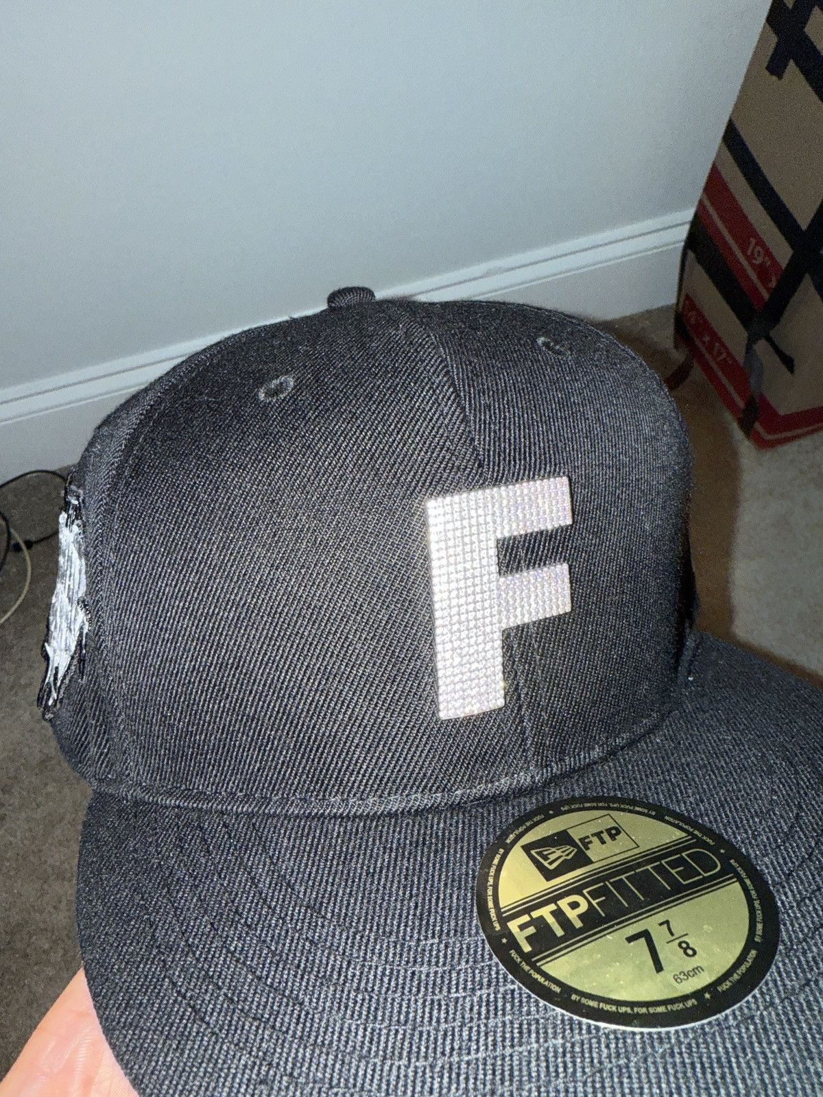 Other FTP BLING F LOGO FITTED HAT 7 7/8 Size ONE SIZE - 1 Thumbnail