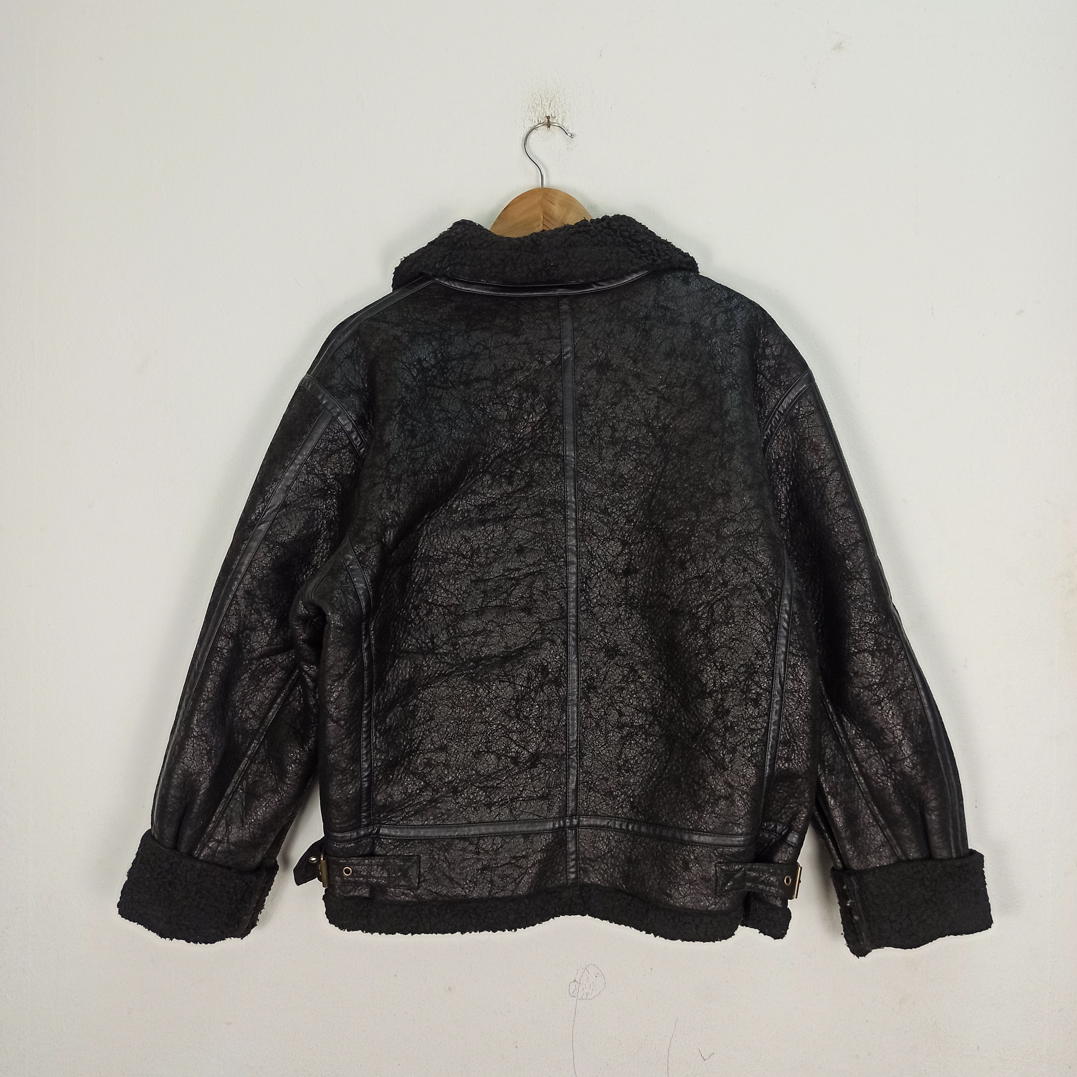 Japanese Brand Bottle Seoul Sheepskin Coat Jacket Army Size US L / EU 52-54 / 3 - 7 Thumbnail